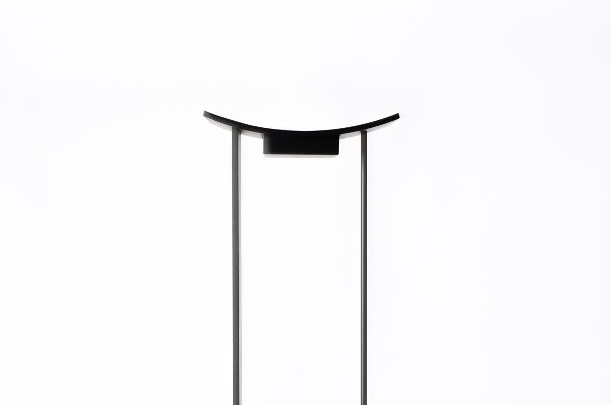 Metal Floor Lamp Model MPC by Gilles Derain for Lumen, 1980s For Sale