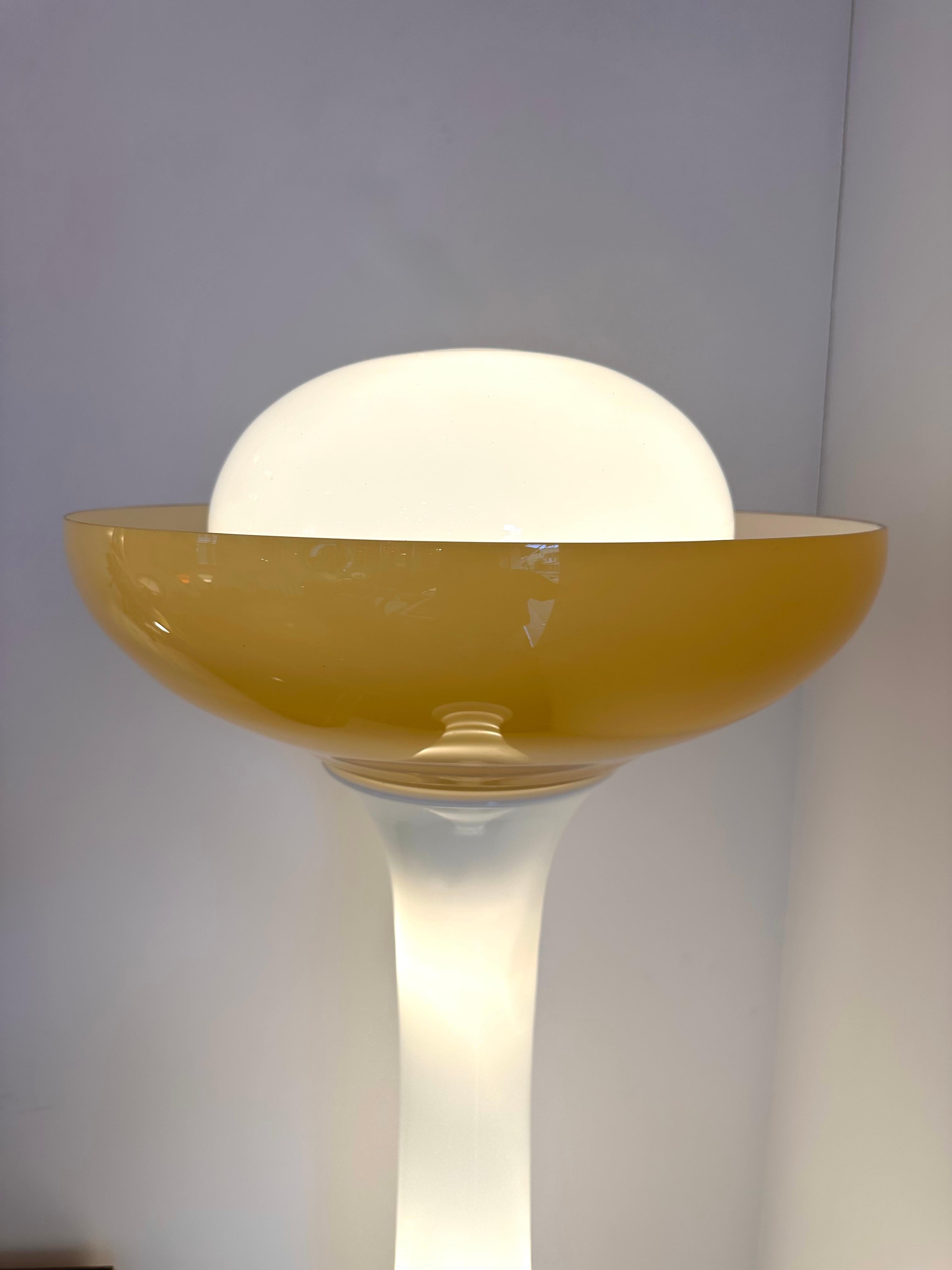 Ère spatiale Lampadaire en verre Murano par Carlo Nason pour Selenova,  Italie, 1970 en vente