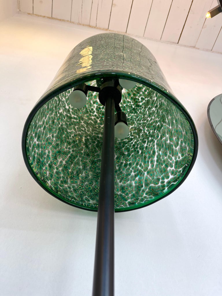 Floor Lamp Murano Glass Metal by Gae Aulenti for Vistosi, Italy, 1970s For Sale 4