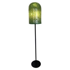 Floor Lamp Murano Glass Metal by Gae Aulenti for Vistosi, Italy, 1970s
