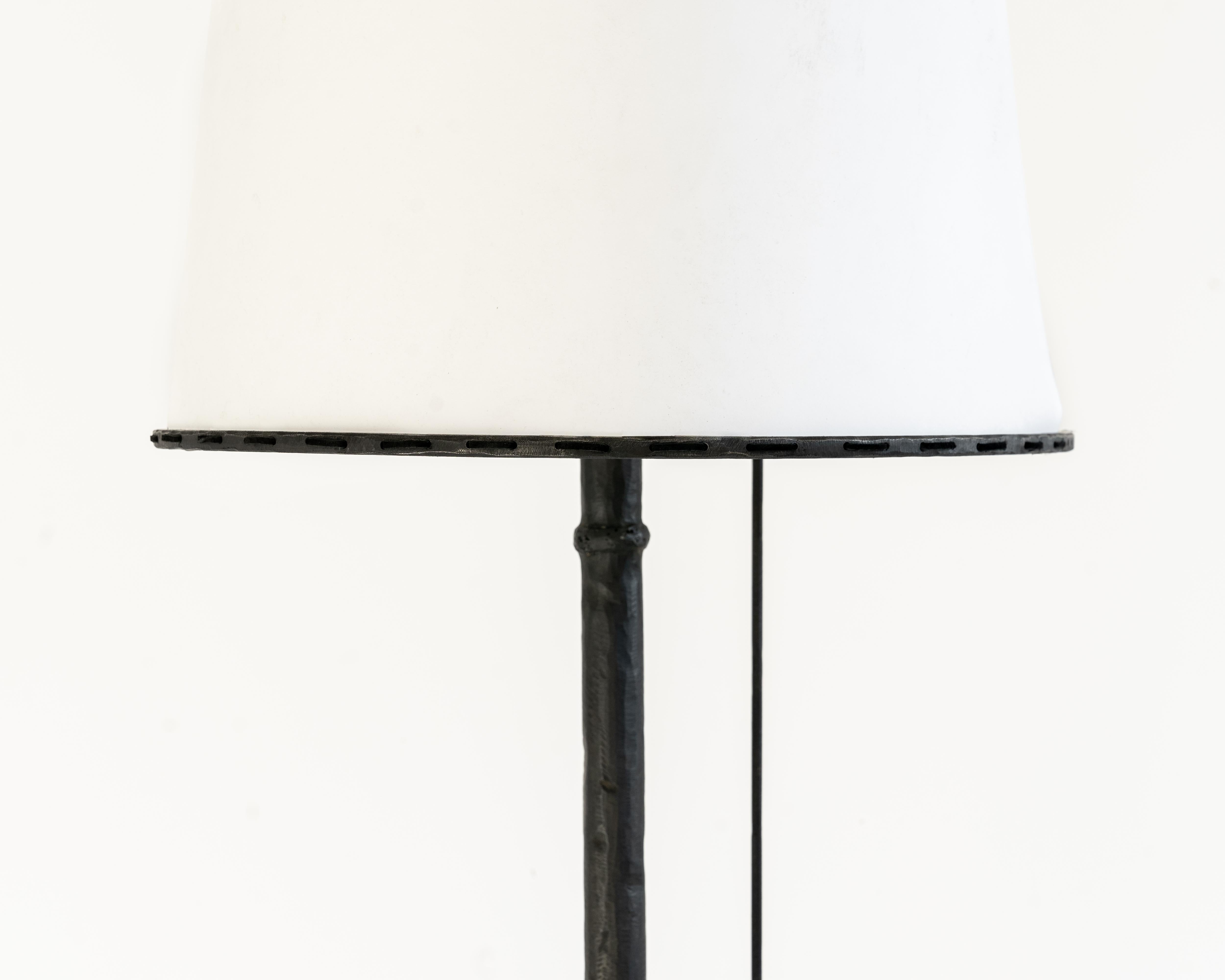 Steel Floor Lamp No. 1 by JM Szymanski