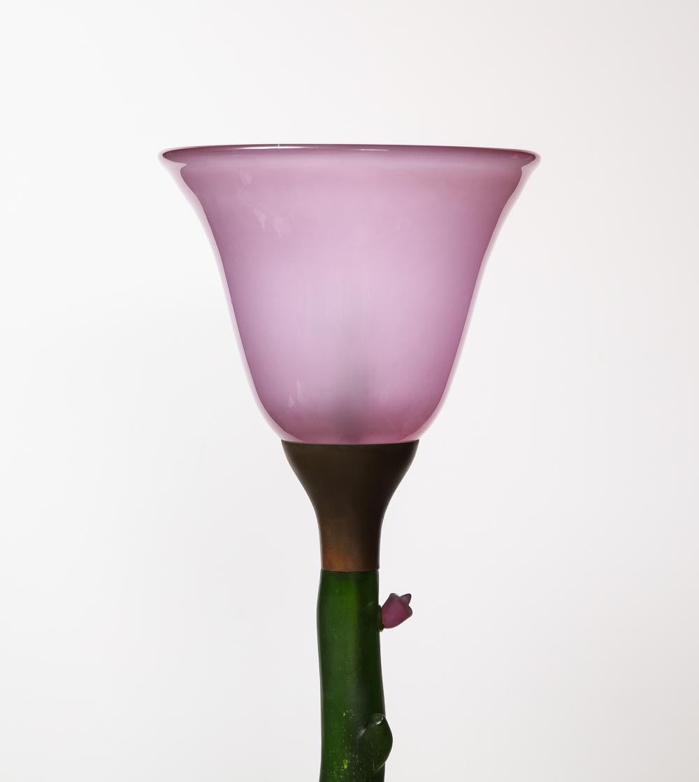 Late 20th Century Floor Lamp No.4045-2 by Eric Schmitt for Daum For Sale