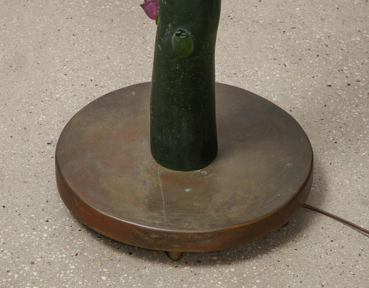 Bronze Floor Lamp No.4045-2 by Eric Schmitt for Daum For Sale