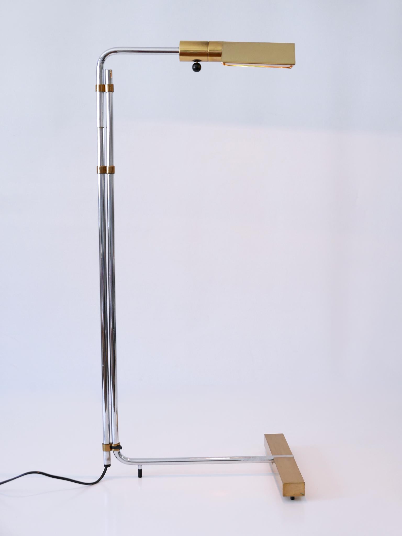 Mid-Century Modern Floor Lamp or Reading Light 'Backslider' by Cedric Hartman for Jack Lenor Larsen For Sale