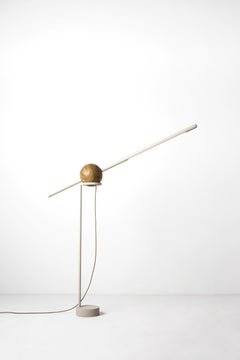 Floor Lamp Pivô on Tropical Brazilian Hardwood