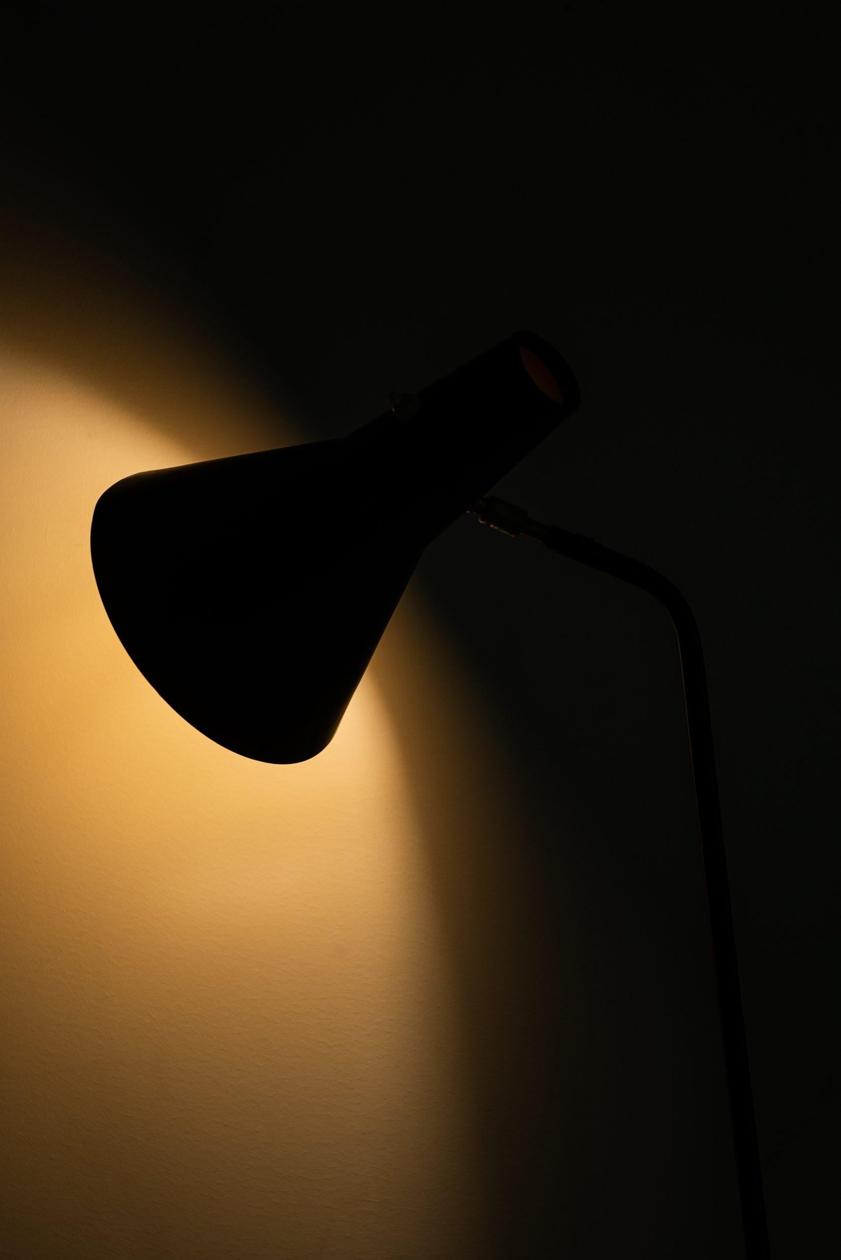 Lacquer Floor Lamp Produced by ASEA in Sweden