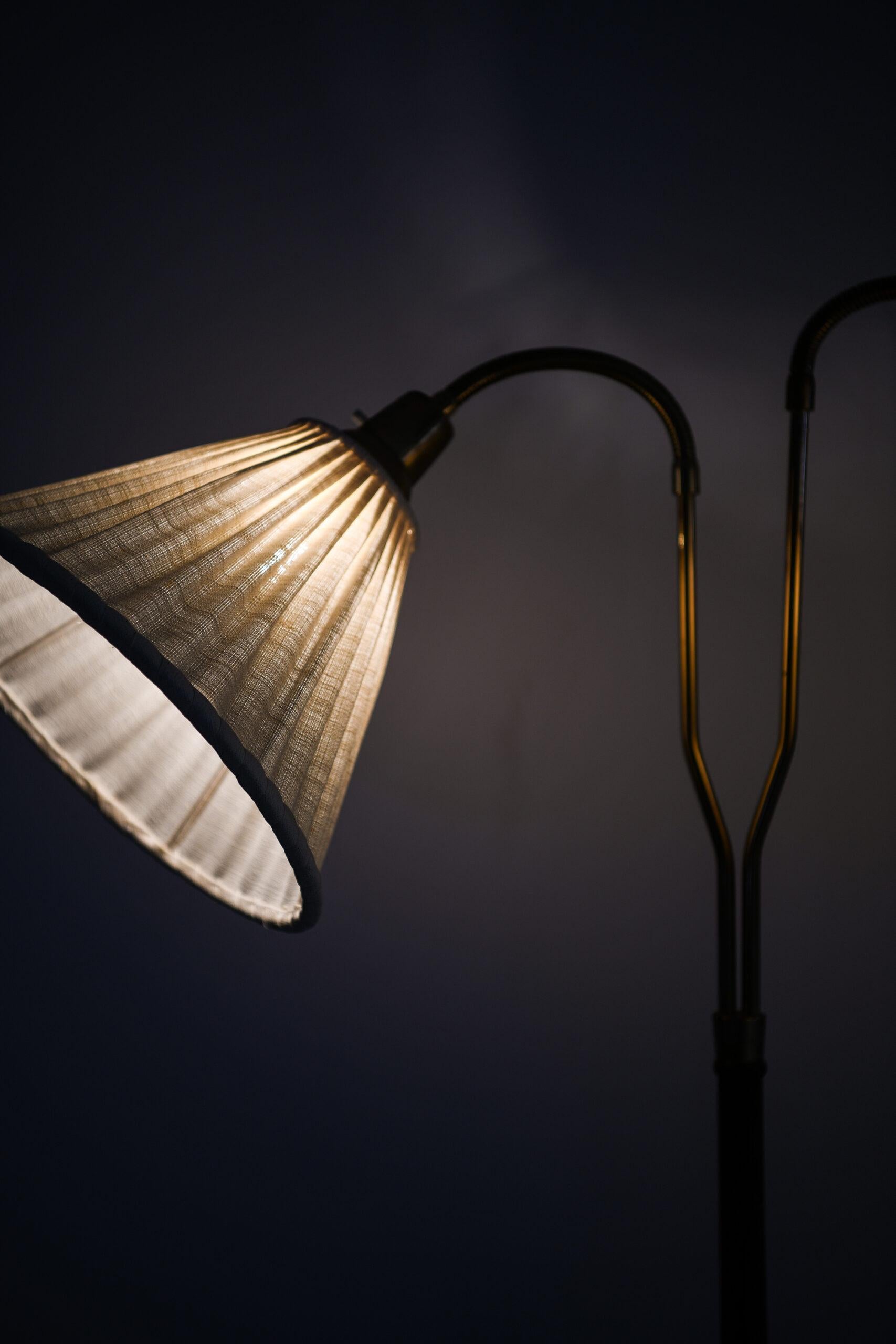 Mid-20th Century Floor Lamp Produced by Falkenbergs Belysning in Sweden