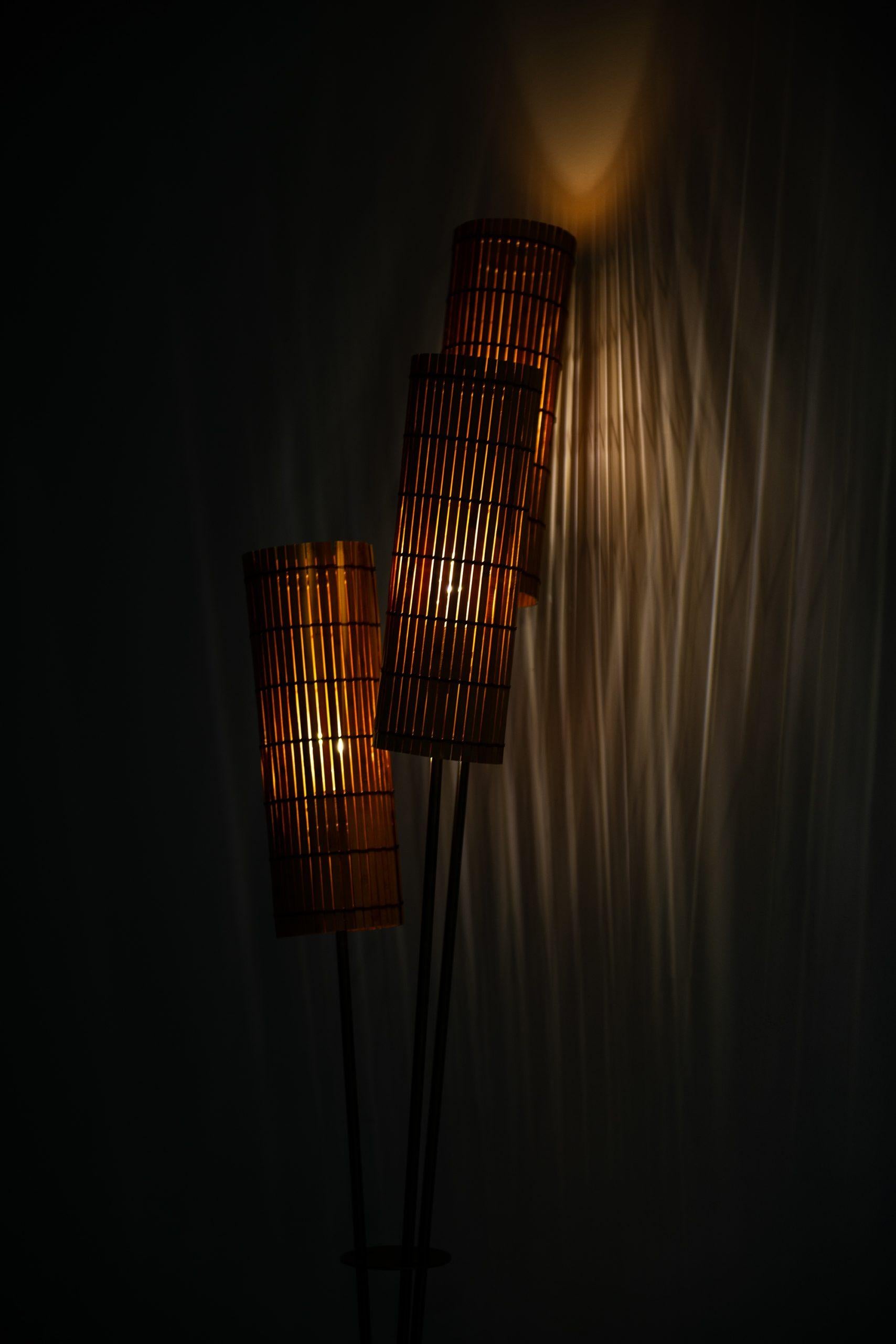 Mid-20th Century Floor Lamp Produced in Finland For Sale