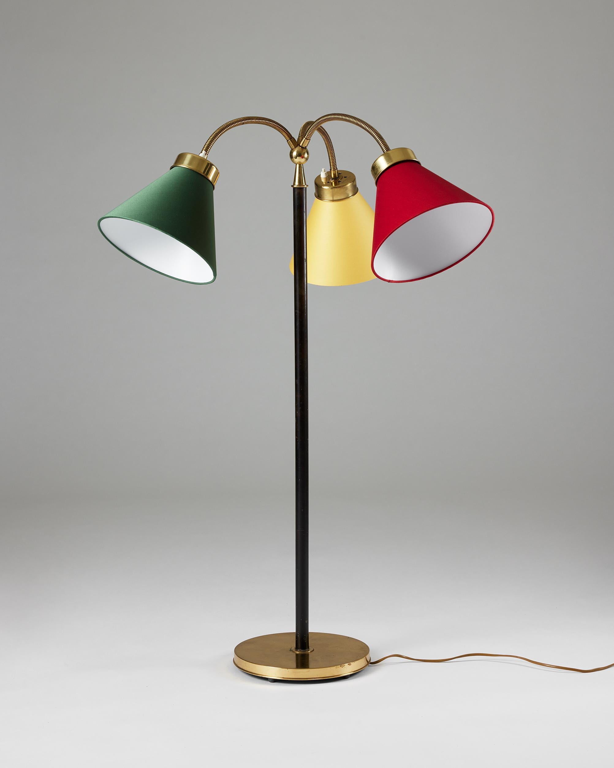 Mid-Century Modern Floor Lamp ‘San Francisco’ Model G2431 Designed by Josef Frank for Svenskt Tenn