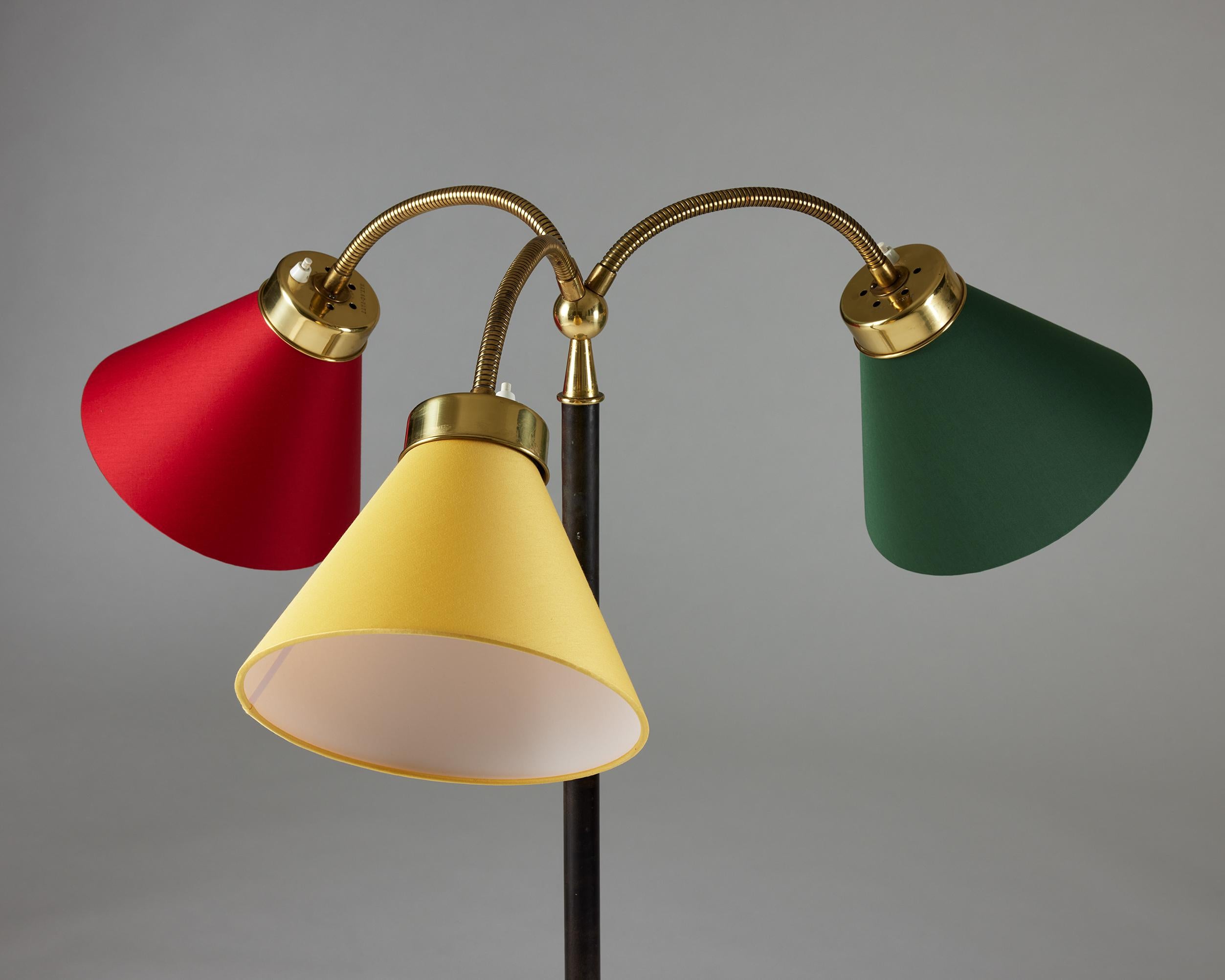 Swedish Floor Lamp ‘San Francisco’ Model G2431 Designed by Josef Frank for Svenskt Tenn