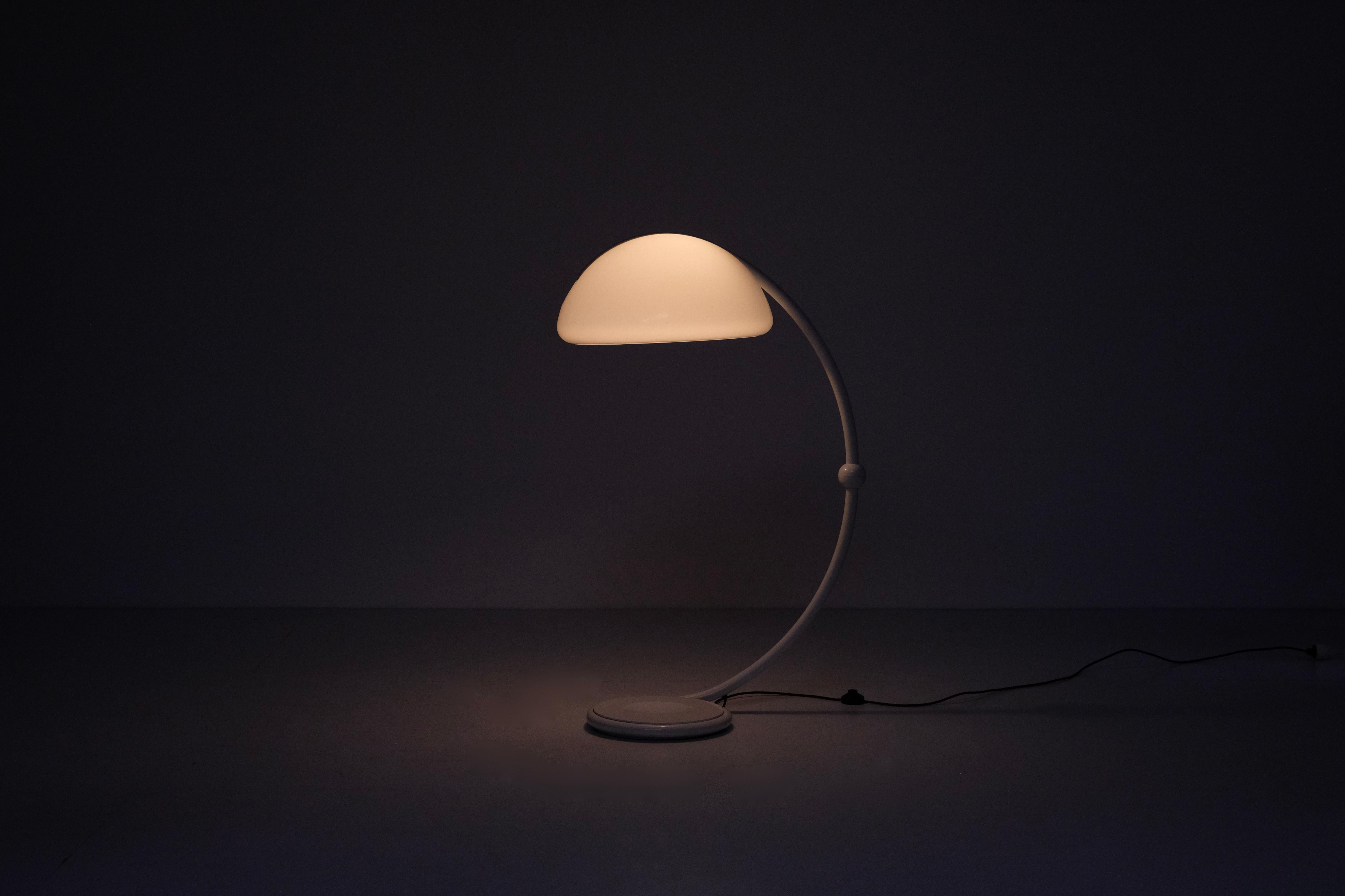 Floor Lamp Serpente by Martinelli Luce, Italy 1960s.