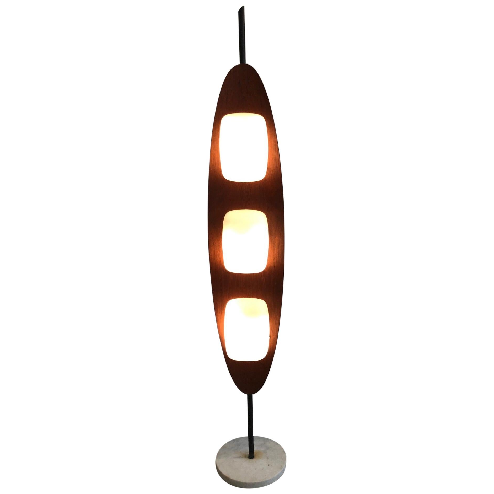 Floor Lamp Surfboard by Goffredo Reggiani 
Italy
 1960s