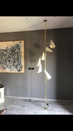 Floor Lamp "Tension" in the Style of Stilnovo, Italy, 1980s