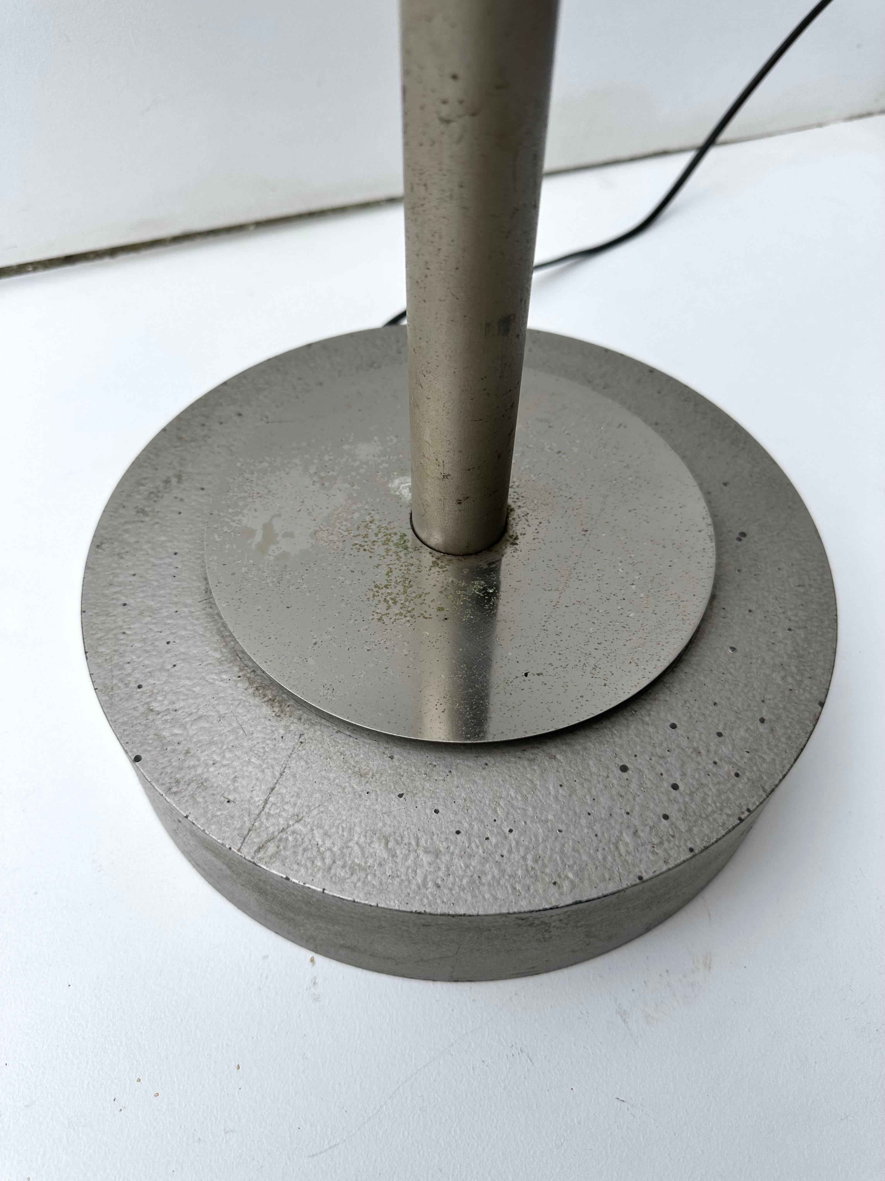 Floor Lamp Torpedo Murano Glass Metal by Carlo Nason for Mazzega, Italy, 1970s For Sale 5