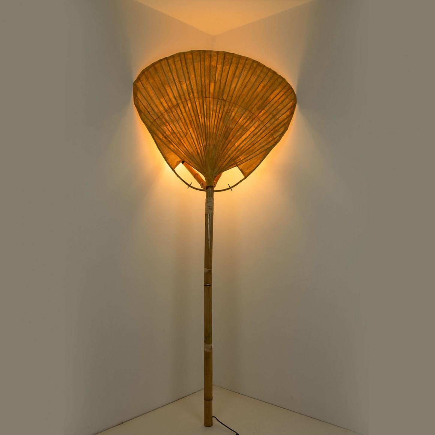 Stehlampe Uchiwa von Ingo Maurer für Design M, Deutschland, 1977 im Angebot 3