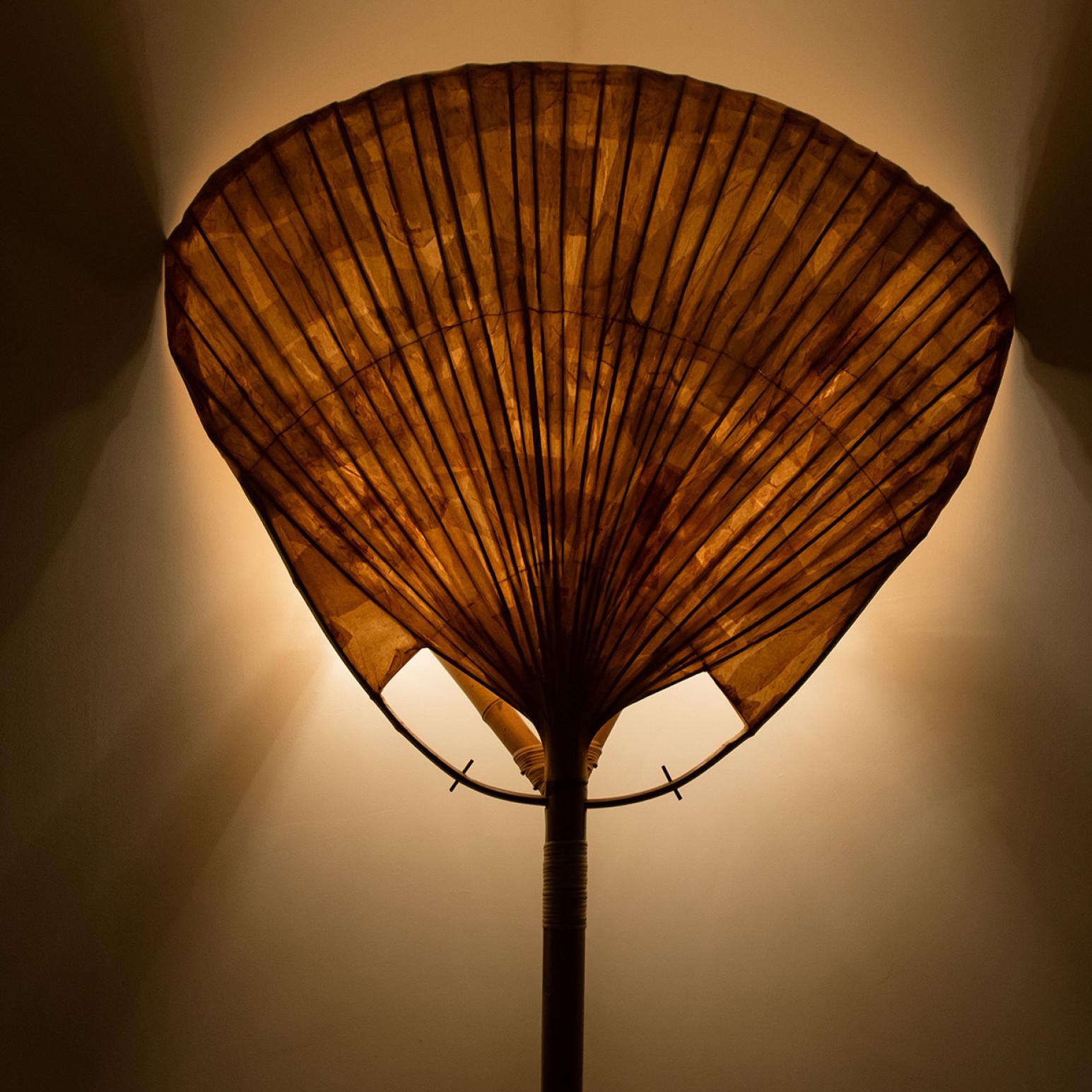 Floor Lamp “Uchiwa” by Ingo Maurer for Design M Germany, 1977 For Sale 6