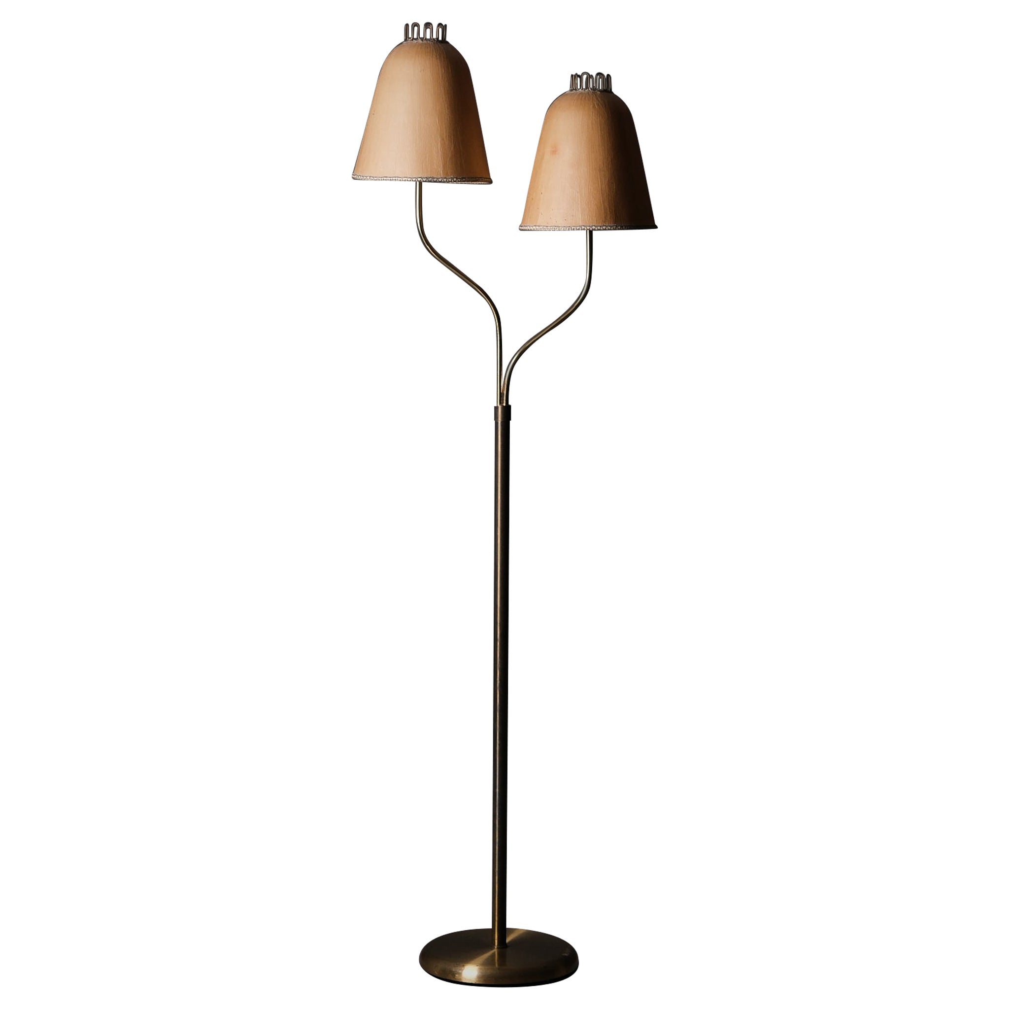 Floor lamp, unknown designer and maker, Sweden, 1940s im Angebot