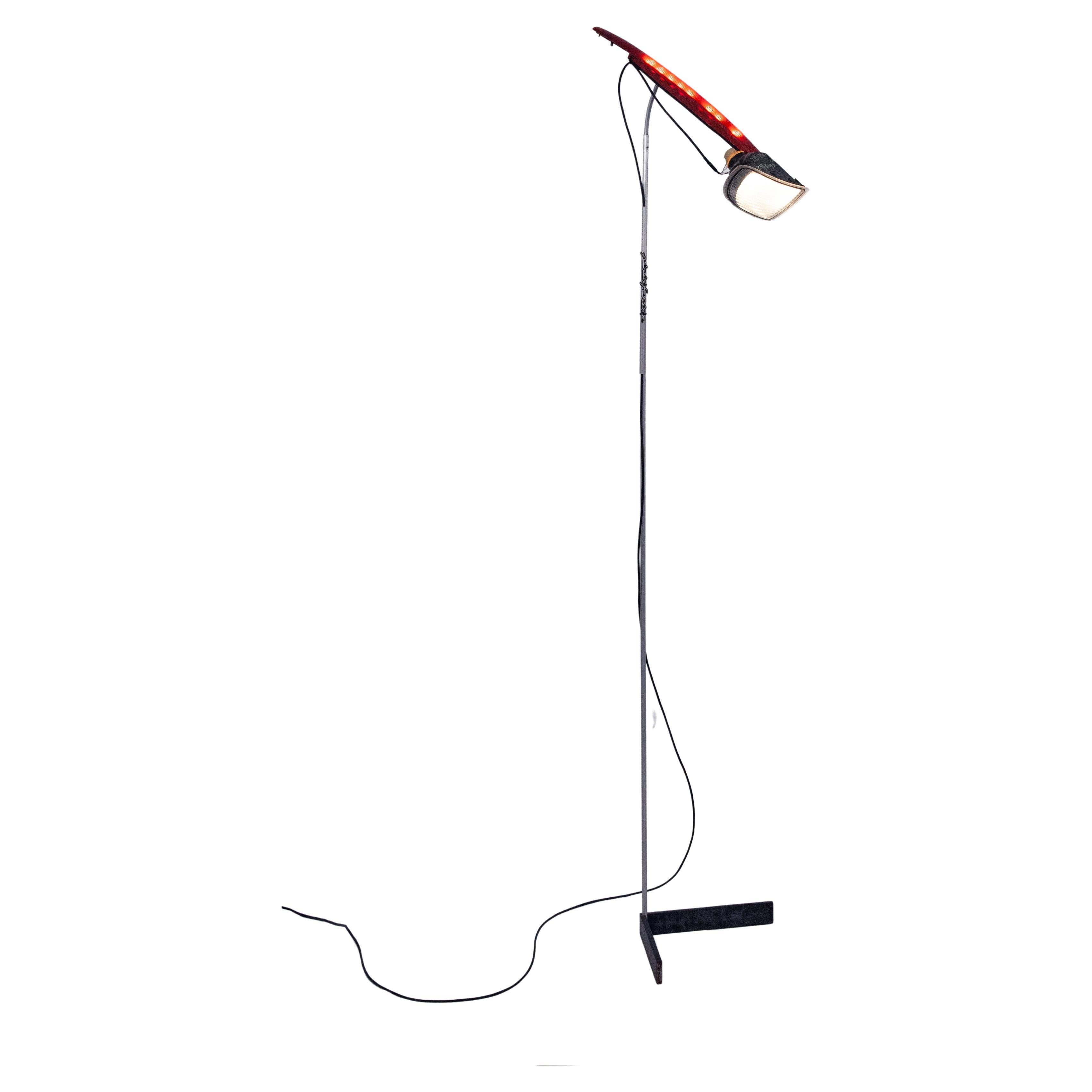 Brava Ibiza Floor Lamp – Contemporary Upcycled Lighting from Second-Hand Vehicle