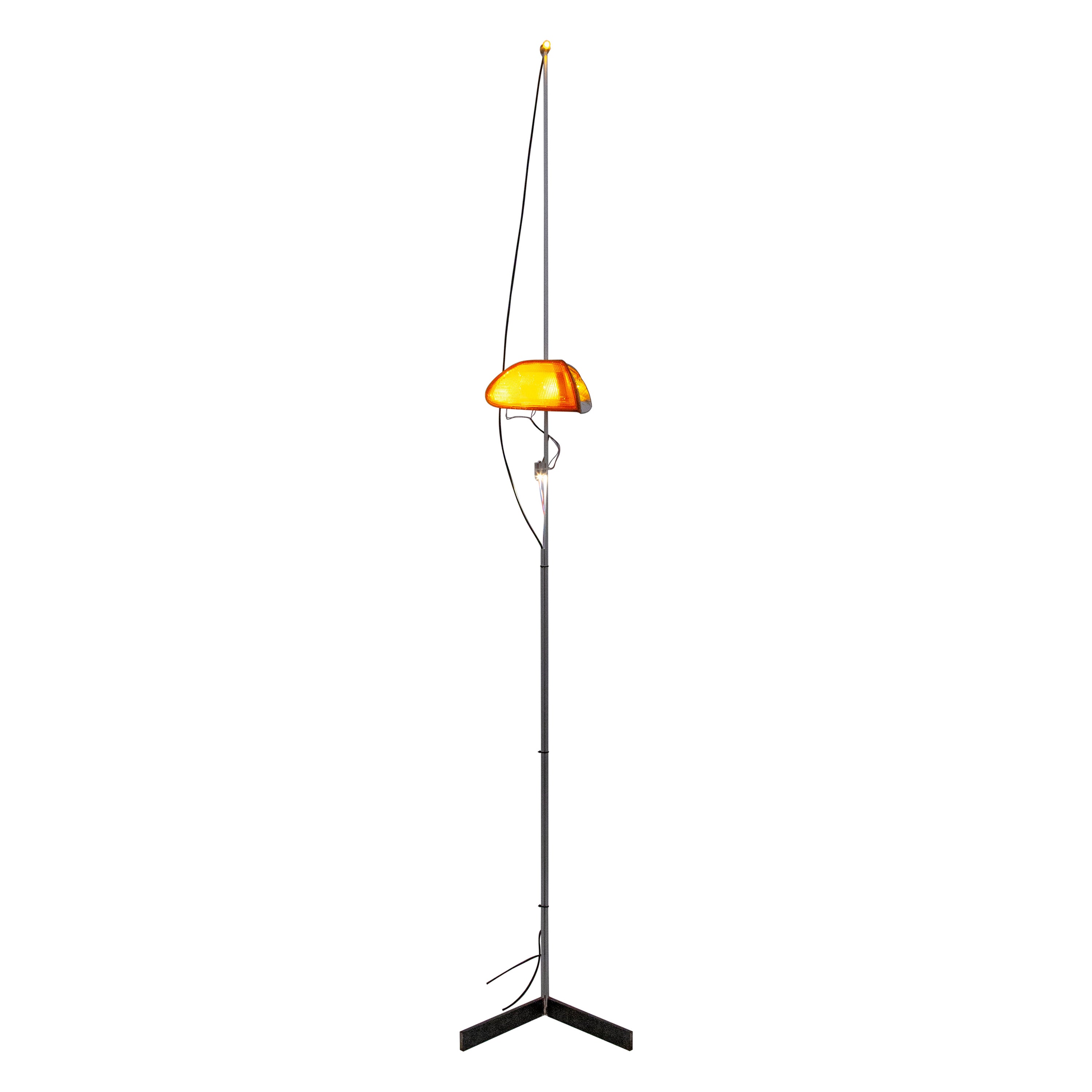 Floor Lamp Upcycled Second Hand Vehicles Contemporary Clio 2 by Antoni Arola