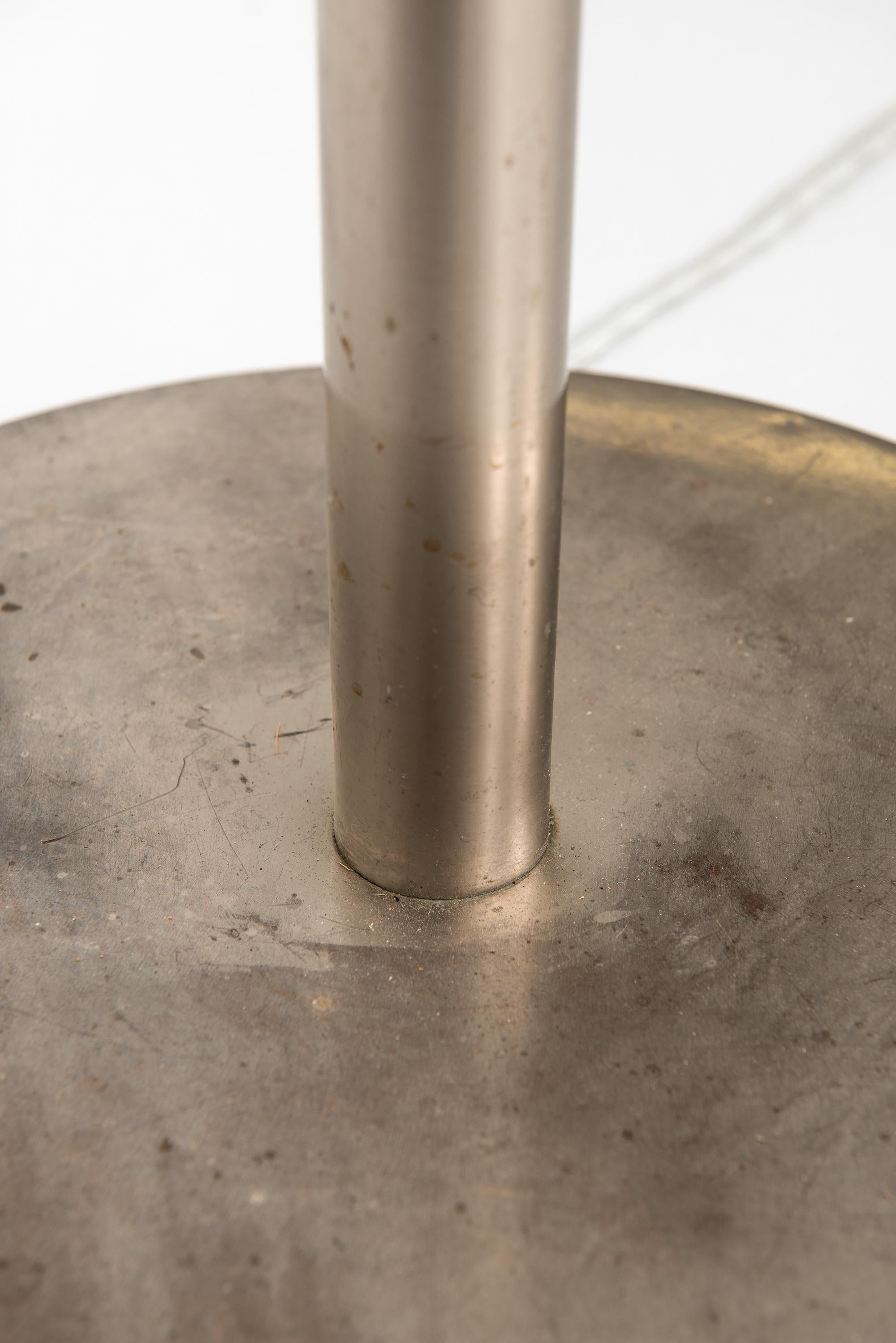 Metal Floor Lamp / Uplight Attributed to William Watting Produced in Denmark For Sale