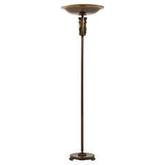 Lampadaire / Plafonnier en laiton par Atelier Torndahl, années 1930 - 1940