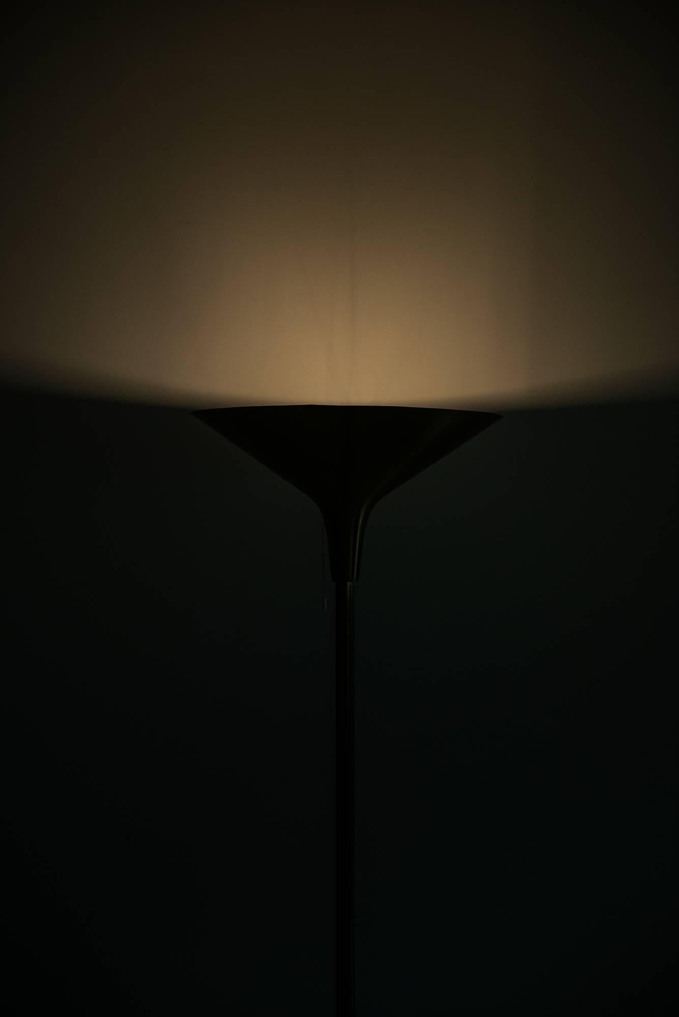 Floor Lamp / Uplight in Brass Produced in Denmark 1