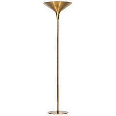 Floor Lamp / Uplight in Brass Produced in Denmark