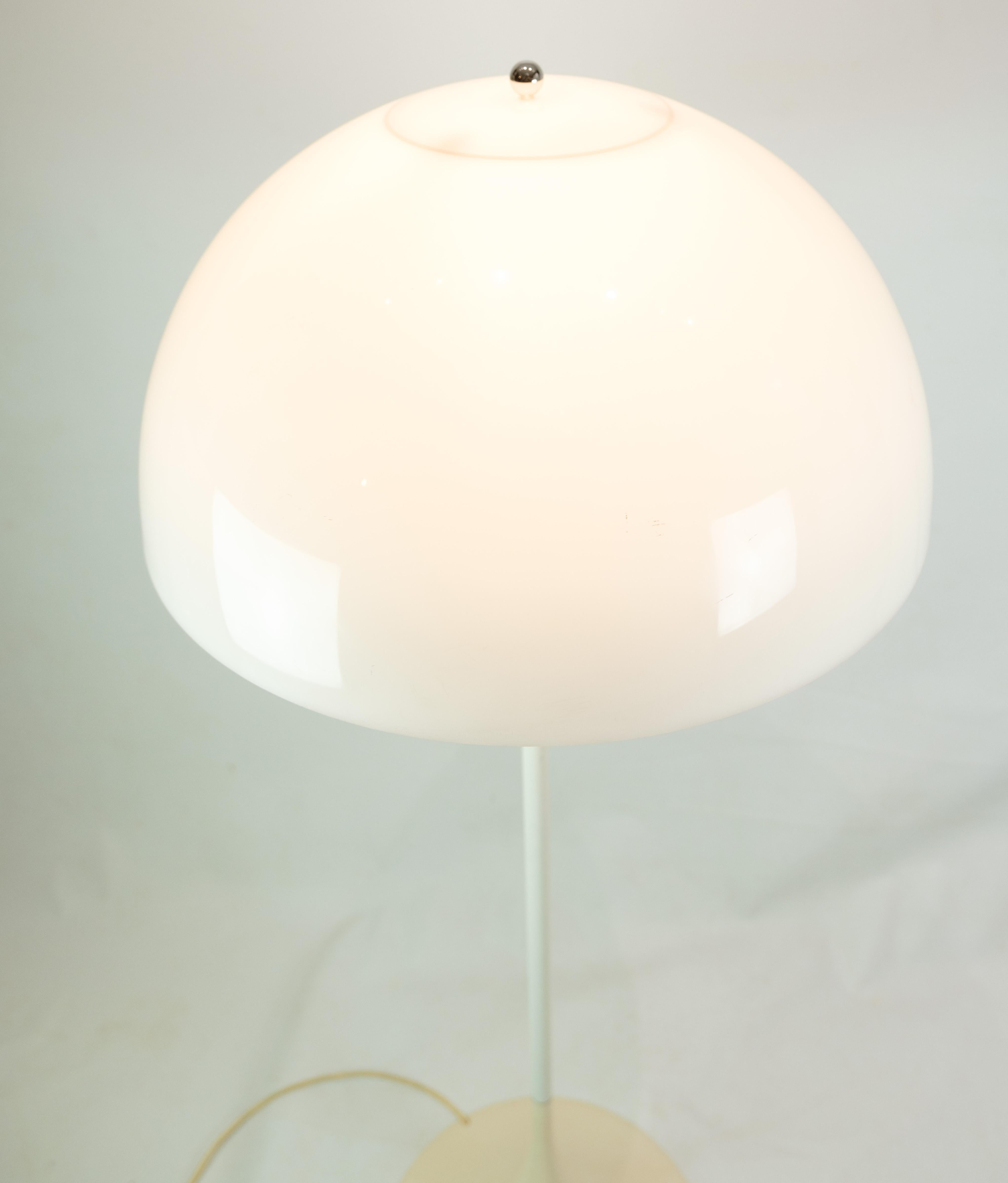 Danish Floor Lamp Model Panthella By Verner Panton For Louis Poulsen From 1980s For Sale