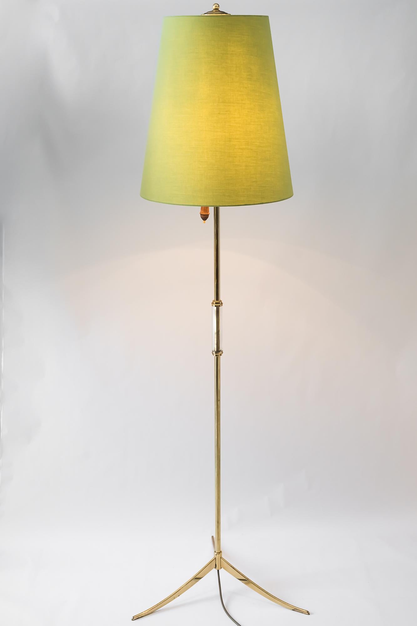 Floor Lamp, Vienna, circa 1960s with Glass Handle For Sale 1
