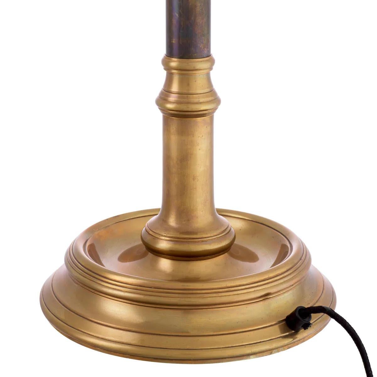 Stehlampe, Vintage-Messing-Finish im industriellen Stil. im Zustand „Neu“ im Angebot in Saint-Ouen, FR
