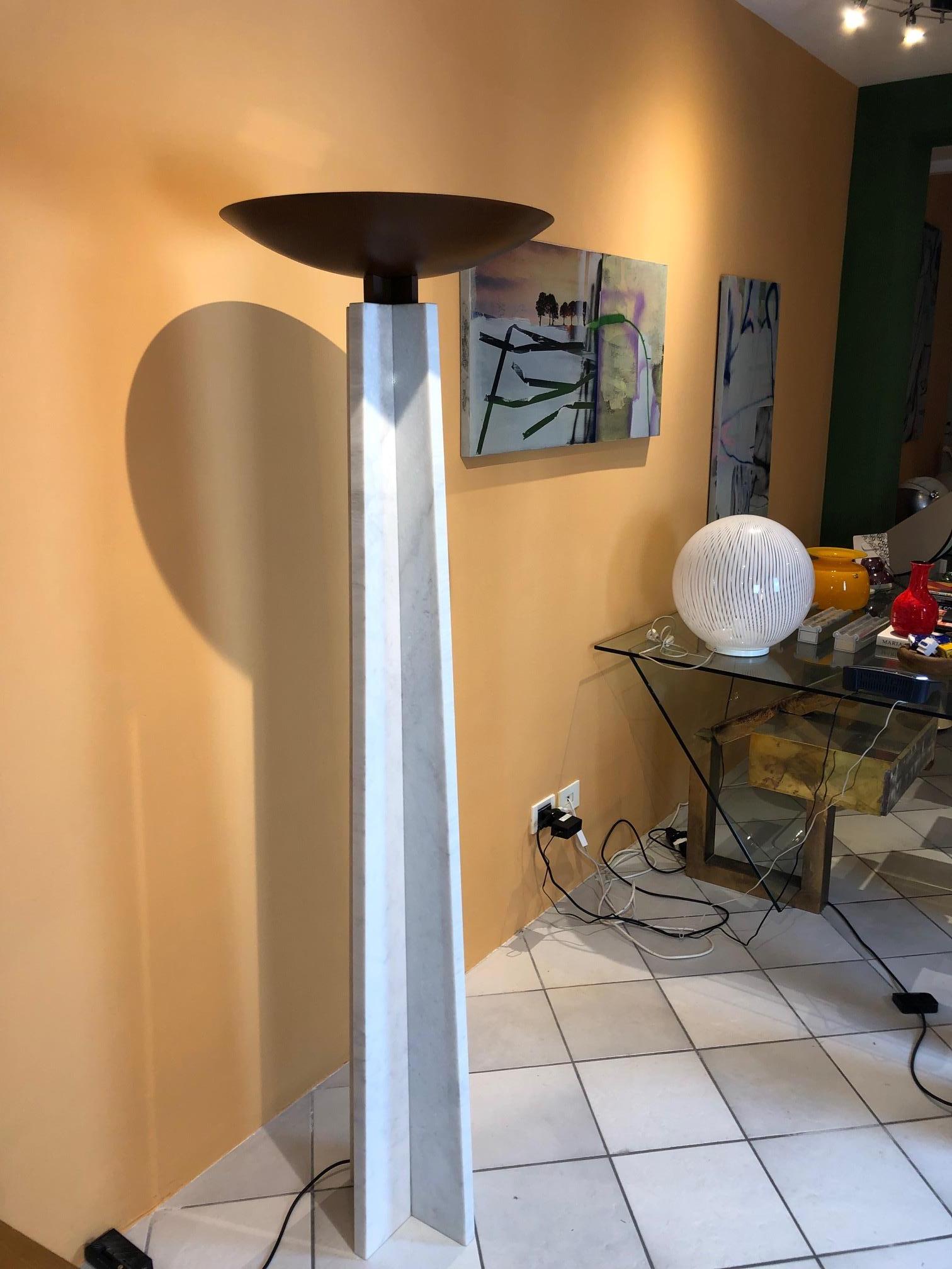 Floor Lamp, Wagneriana Model, by Lella and Massimo Vignelli In Excellent Condition For Sale In Padova, IT