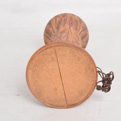 Floor Lamp Wishon Harrel Stoneware Ceramics, Mid-Century California Modern