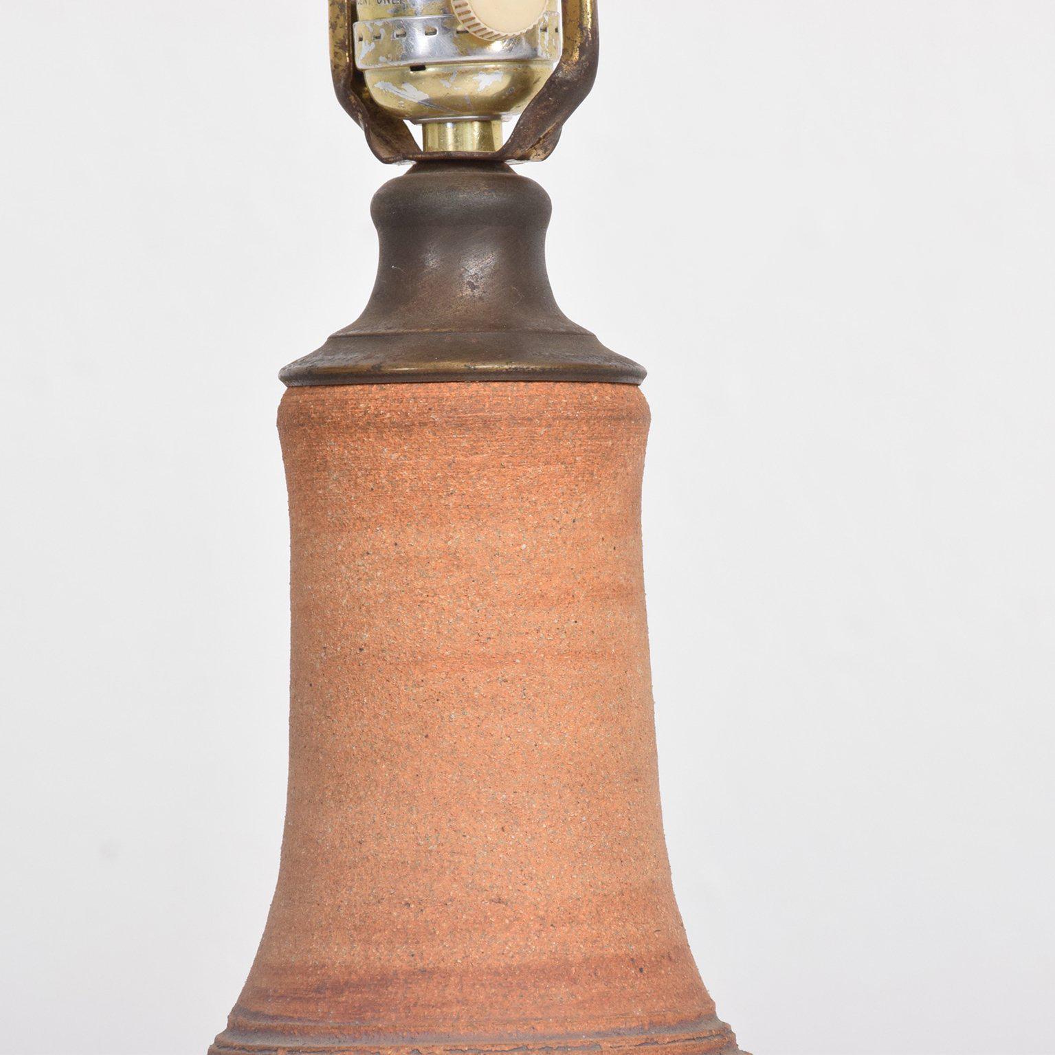 Floor Lamp Wishon Harrel Stoneware Ceramics, Mid-Century California Modern 1