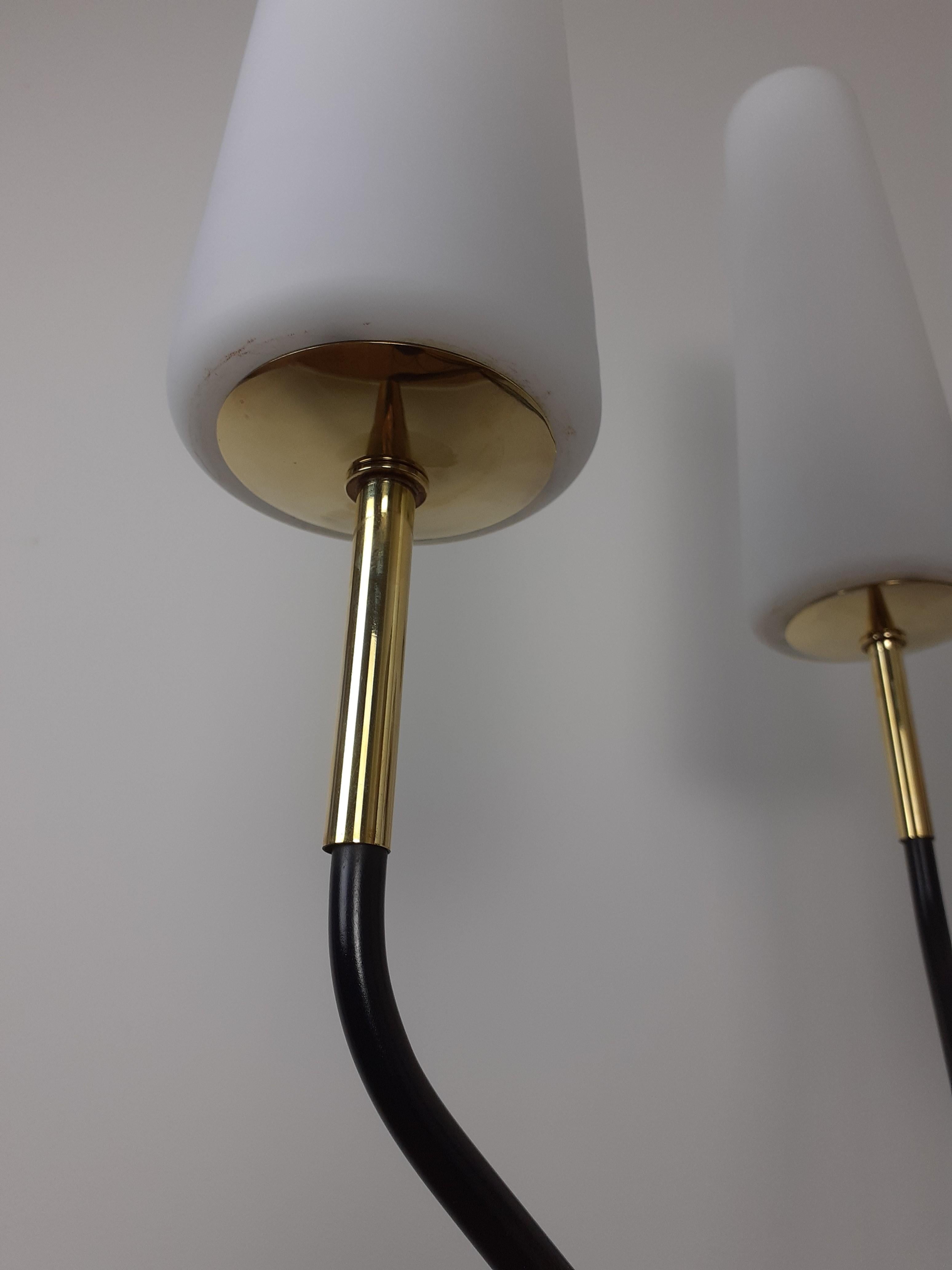Floor Lamp with 3 Sconces, Lunel House, circa 1950 4