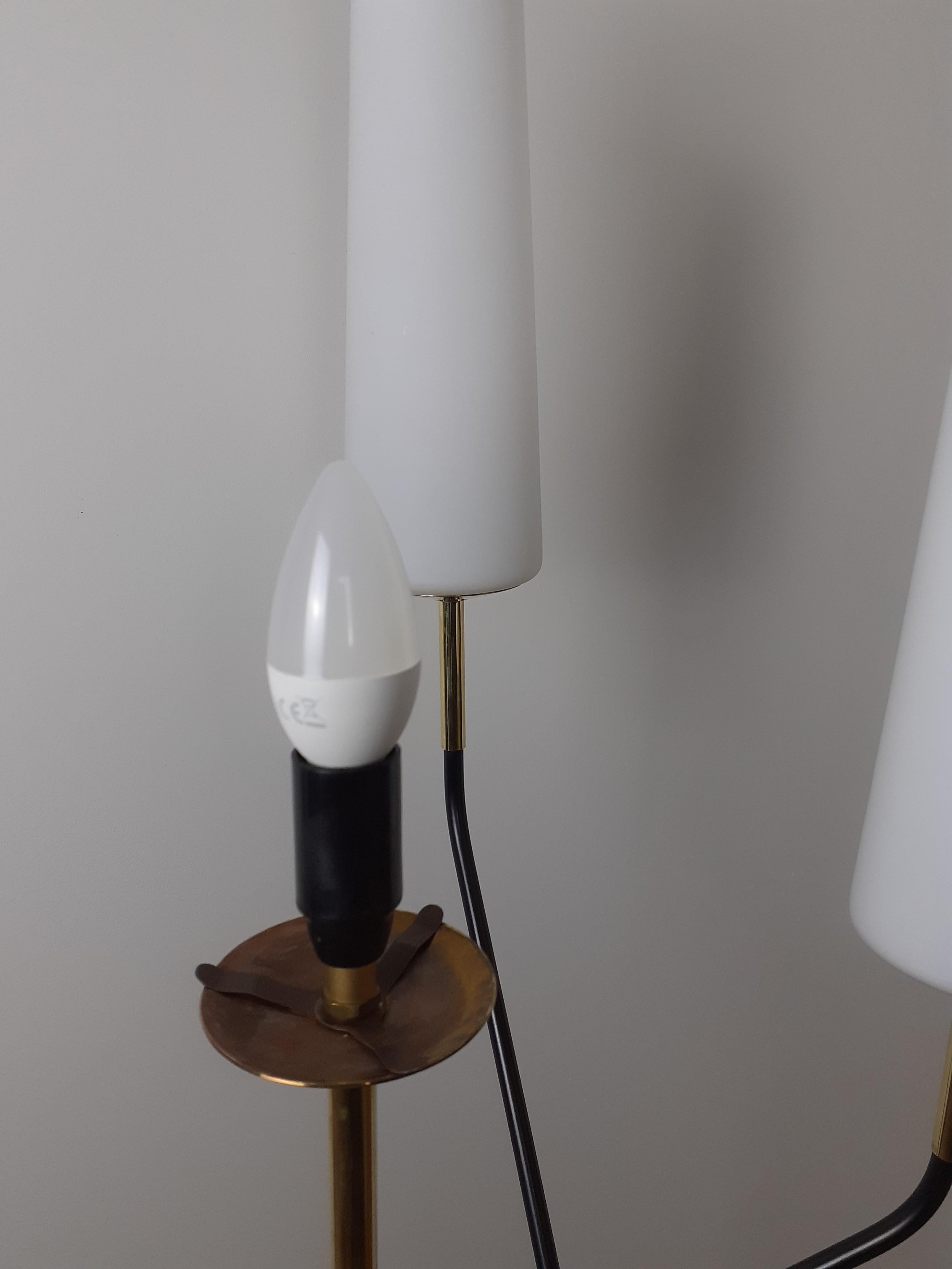 Floor Lamp with 3 Sconces, Lunel House, circa 1950 5