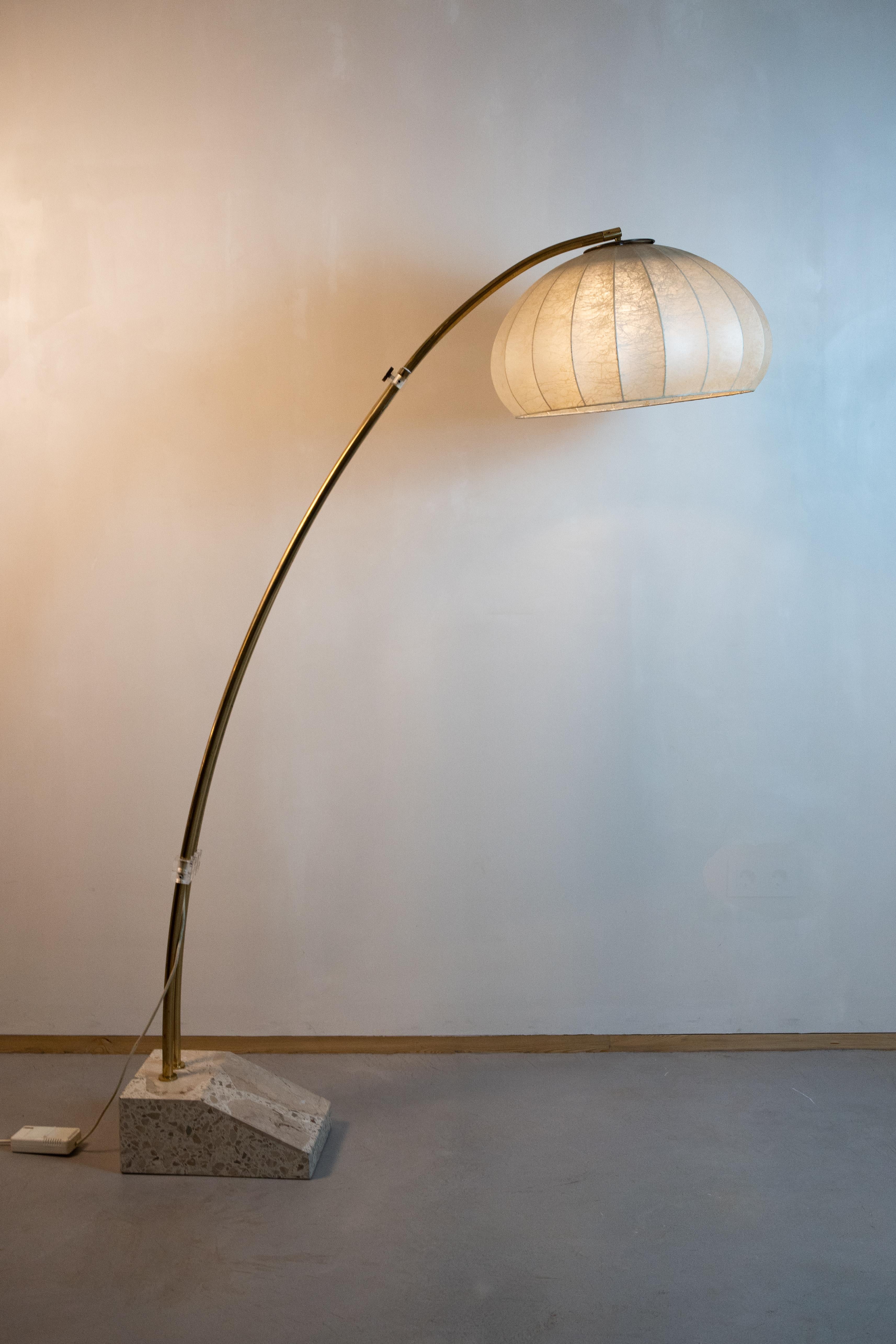 Floor Lamp with a Marble Base 5