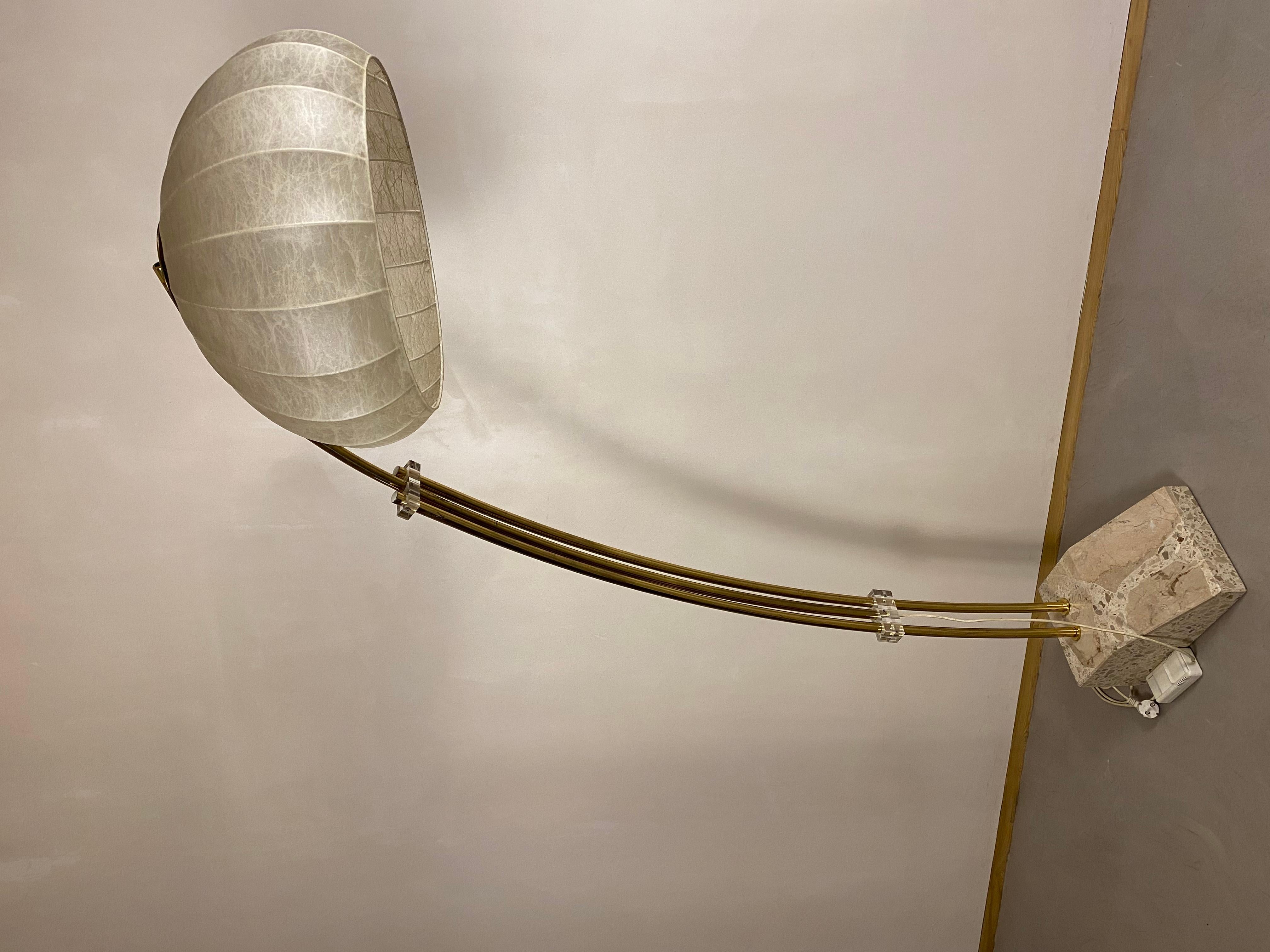 Floor Lamp with a Marble Base 1