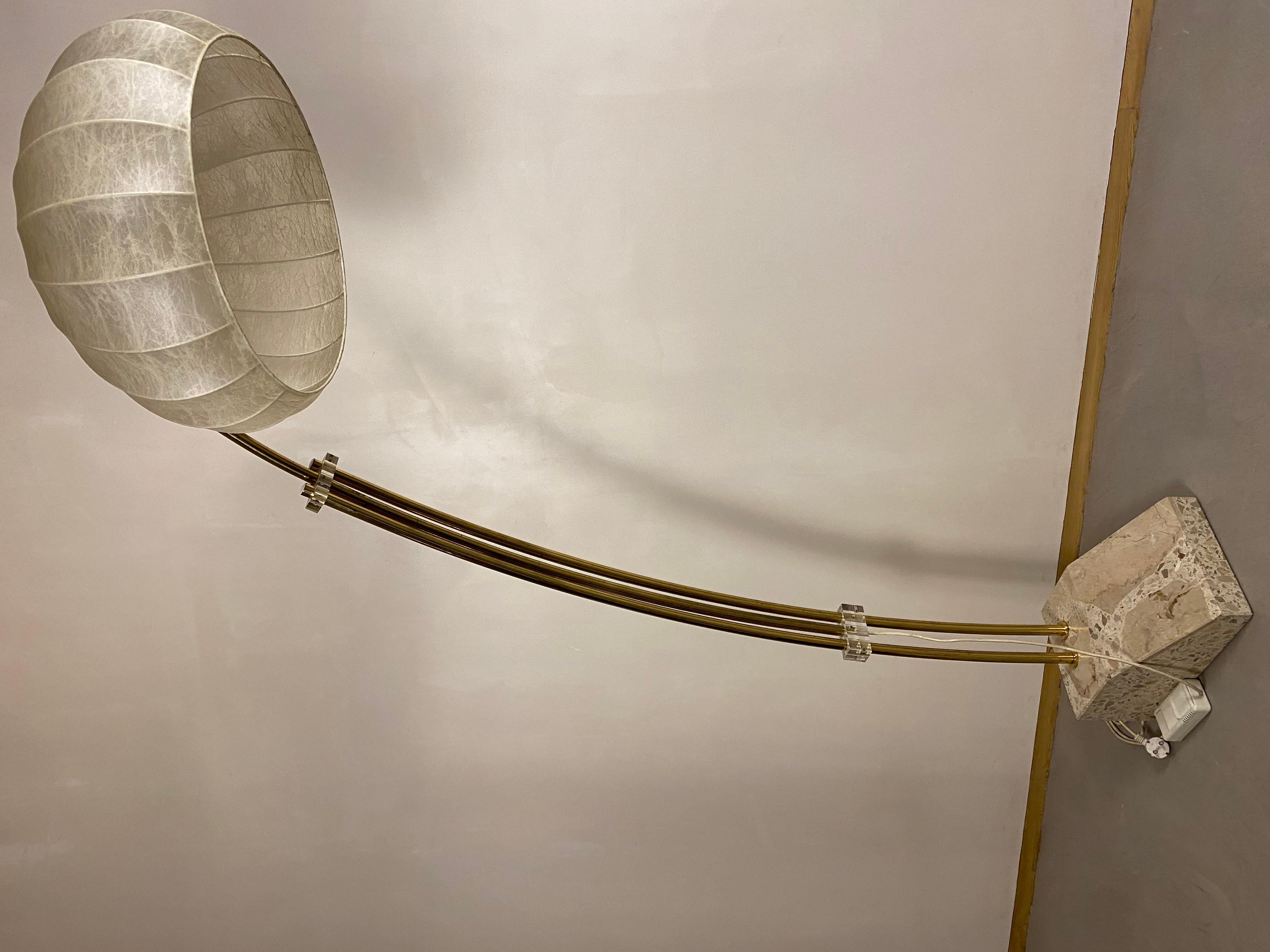 Floor Lamp with a Marble Base 2