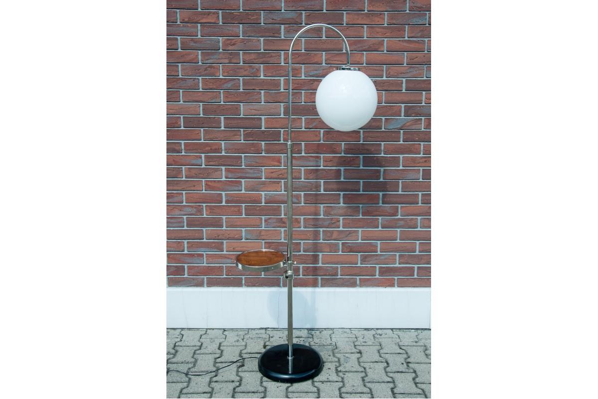 Floor Lamp with a Table by J. Halabala, Czechoslovakia, 1930s For Sale 3