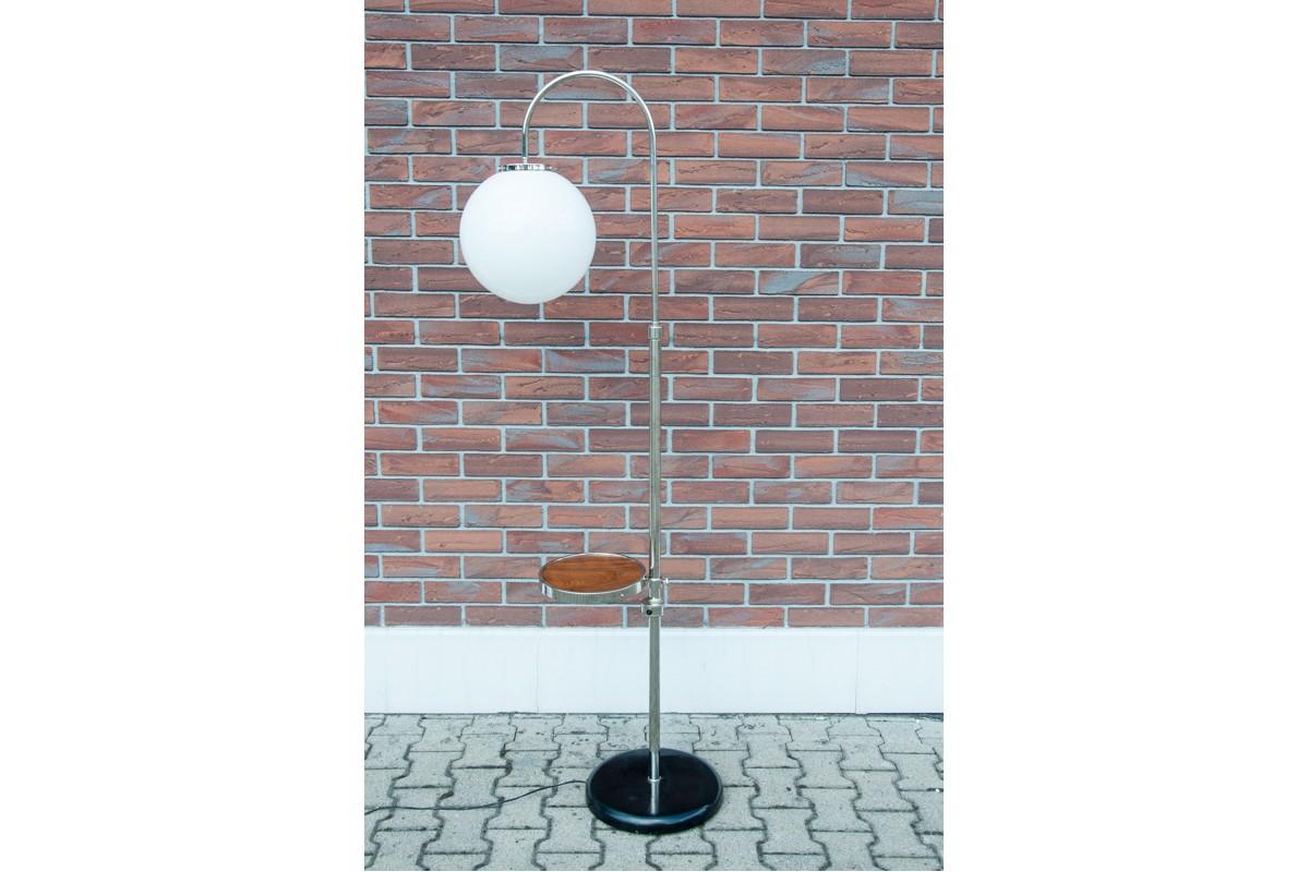 Floor Lamp with a Table by J. Halabala, Czechoslovakia, 1930s For Sale 2