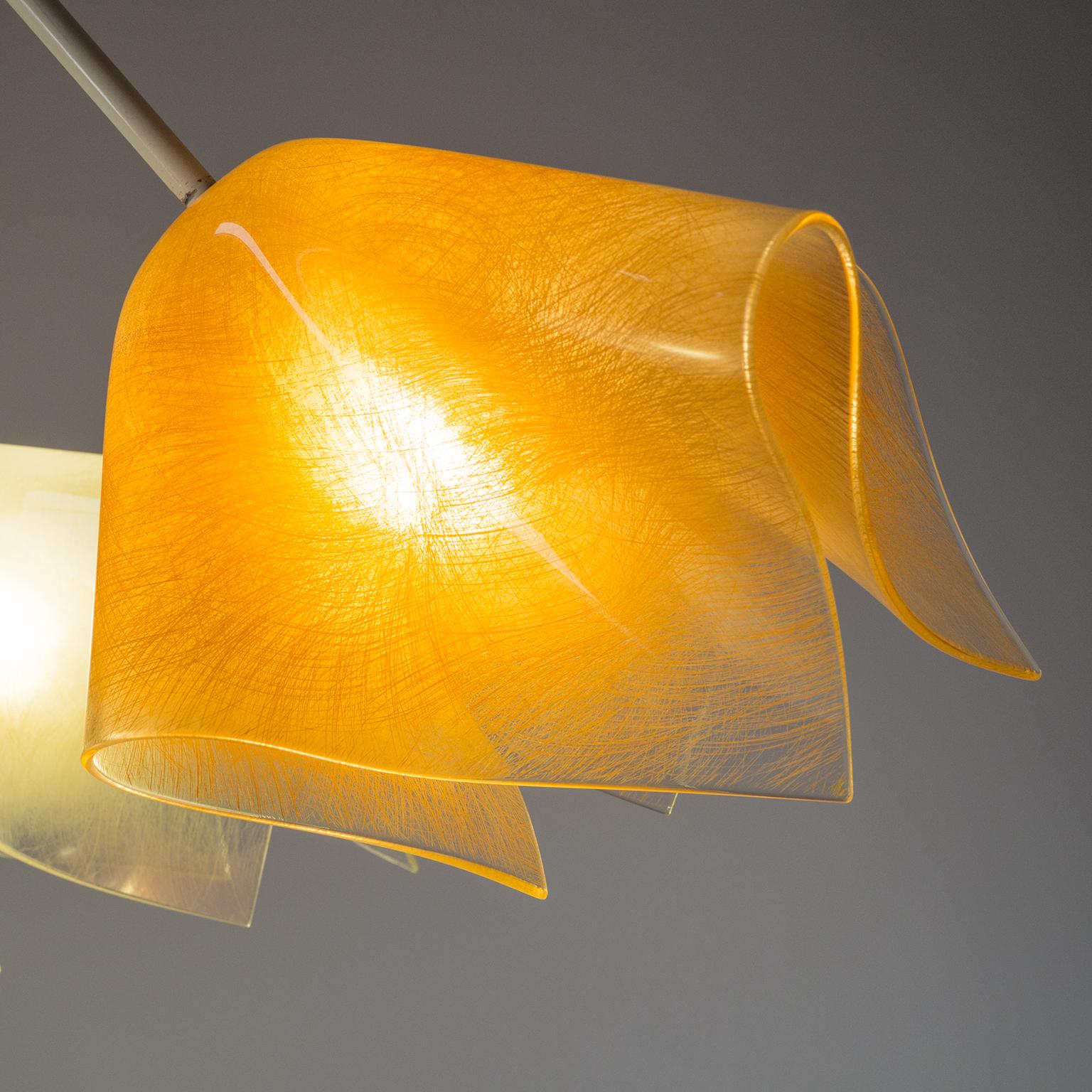 Floor Lamp with Acrylic Shades, circa 1960 4