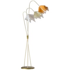 Floor Lamp with Acrylic Shades, circa 1960