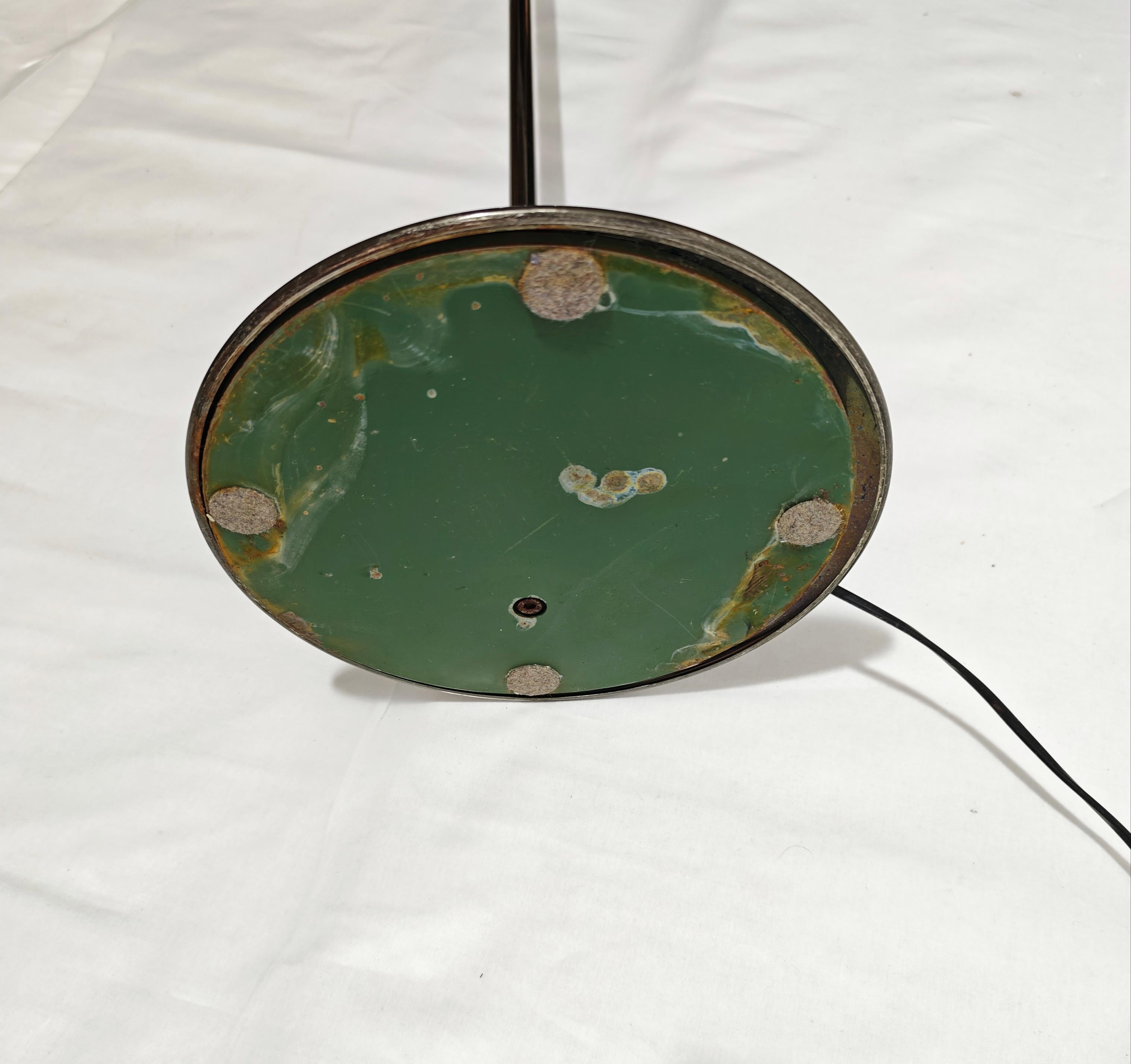 Floor Lamp With Adjustable Halogen Light in Bronzed Brass Mid-Century Modern 70s im Angebot 6