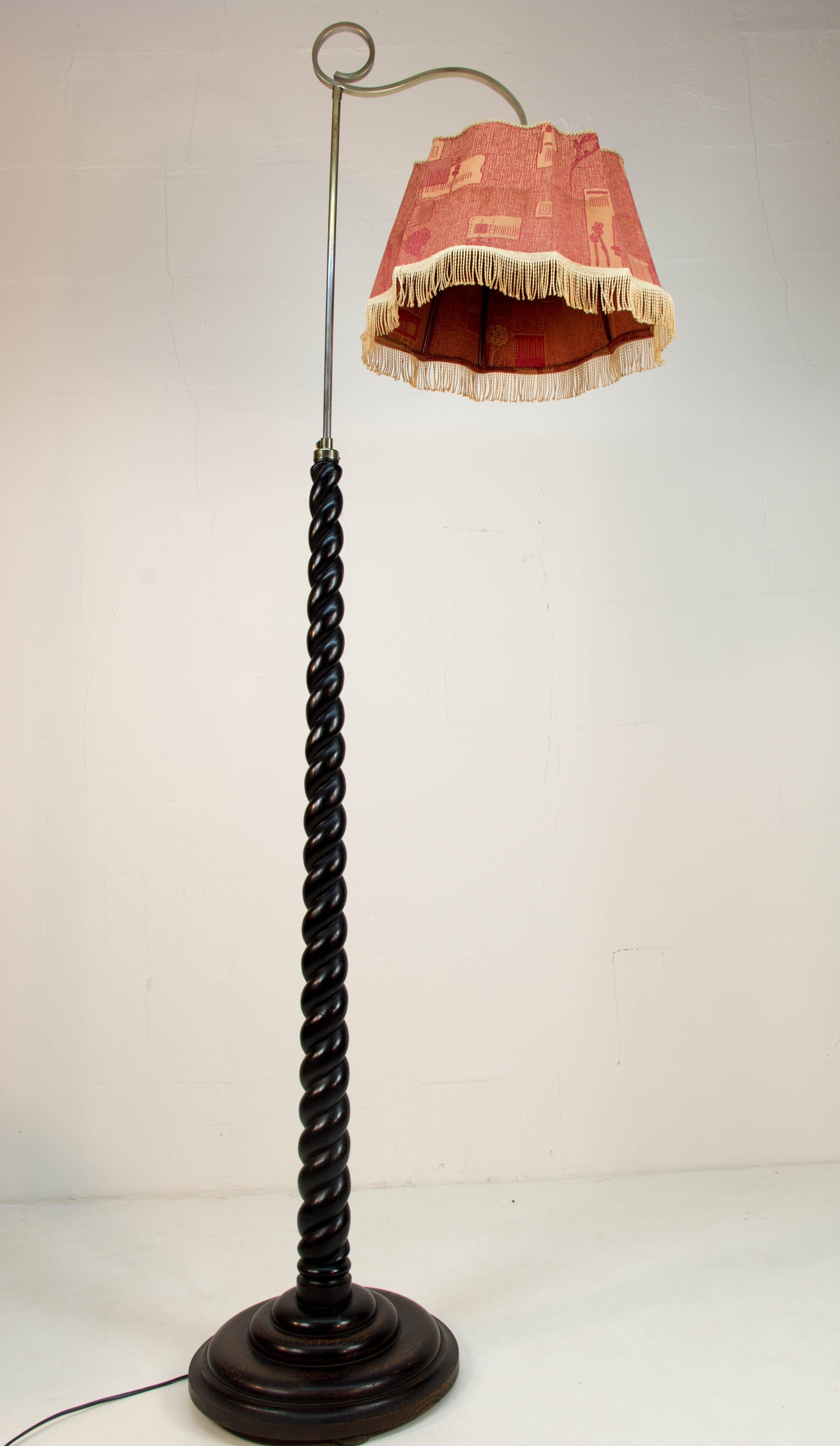 Floor Lamp with Adjustable Height, 1910s 1