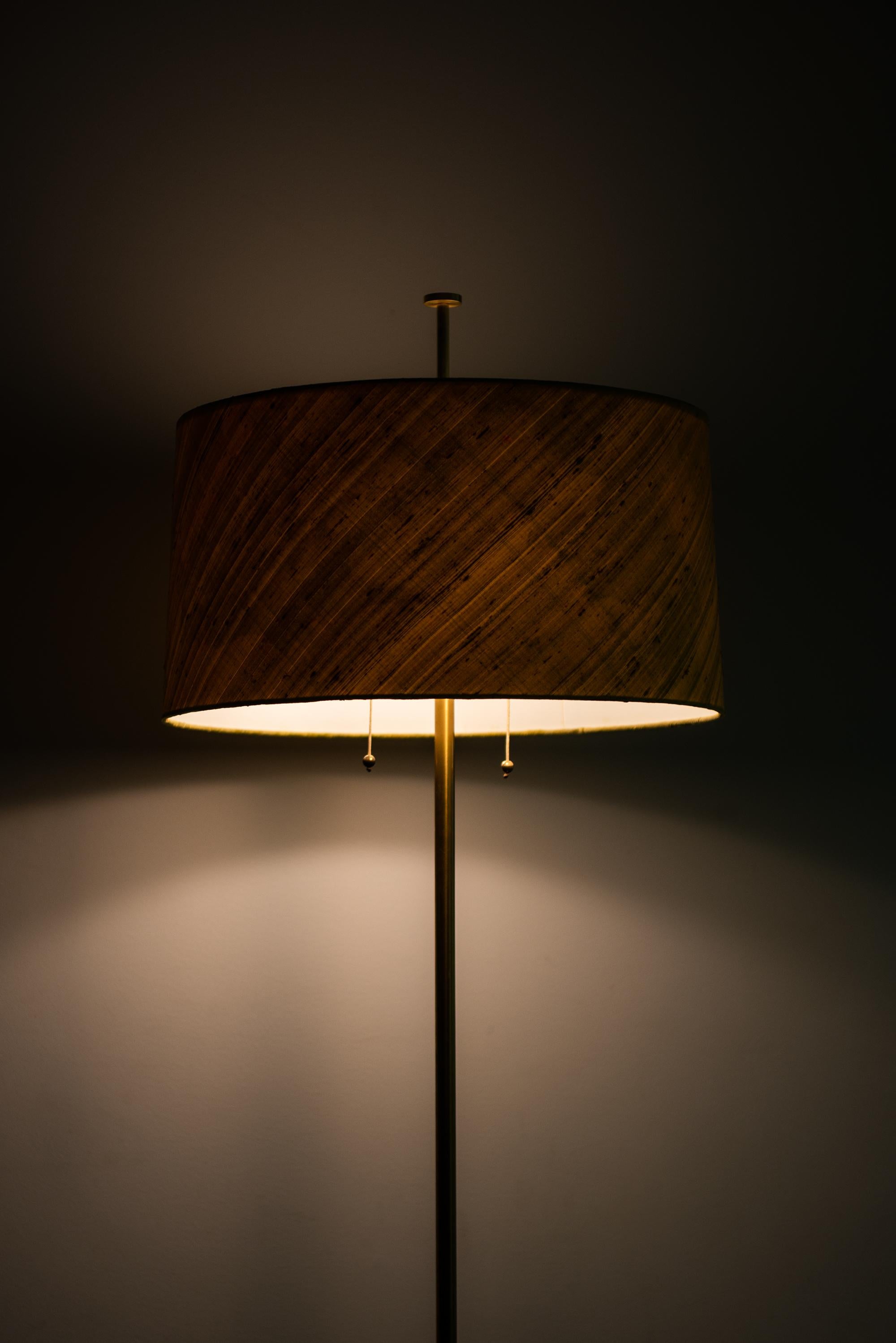 Scandinavian Modern Floor Lamp with Adjustable Height on Shade Produced in Sweden