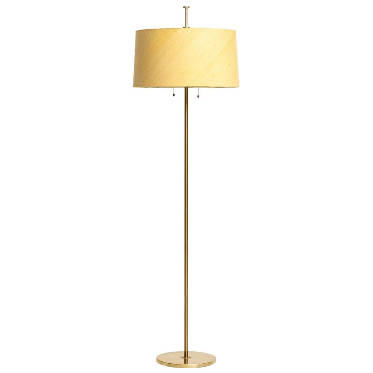 Floor Lamp with Adjustable Height on Shade Produced in Sweden For Sale at  1stDibs