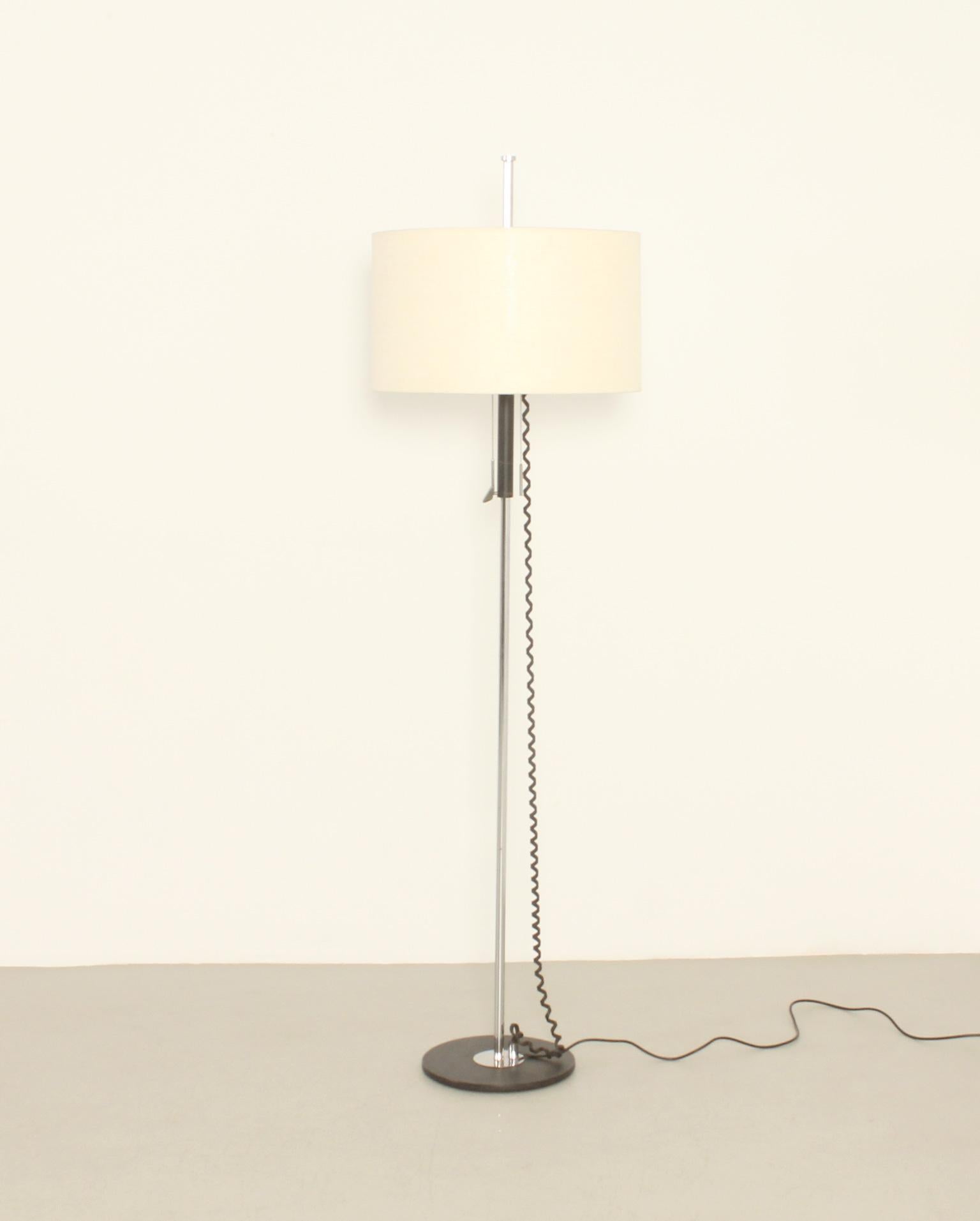 Mid-Century Modern Lampadaire réglable, Espagne, années 1960 en vente