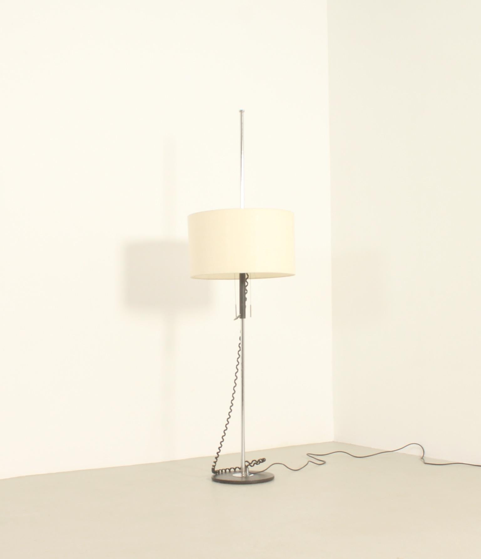 Floor Lamp with Adjustable Lampshade, Spain, 1960's For Sale 1
