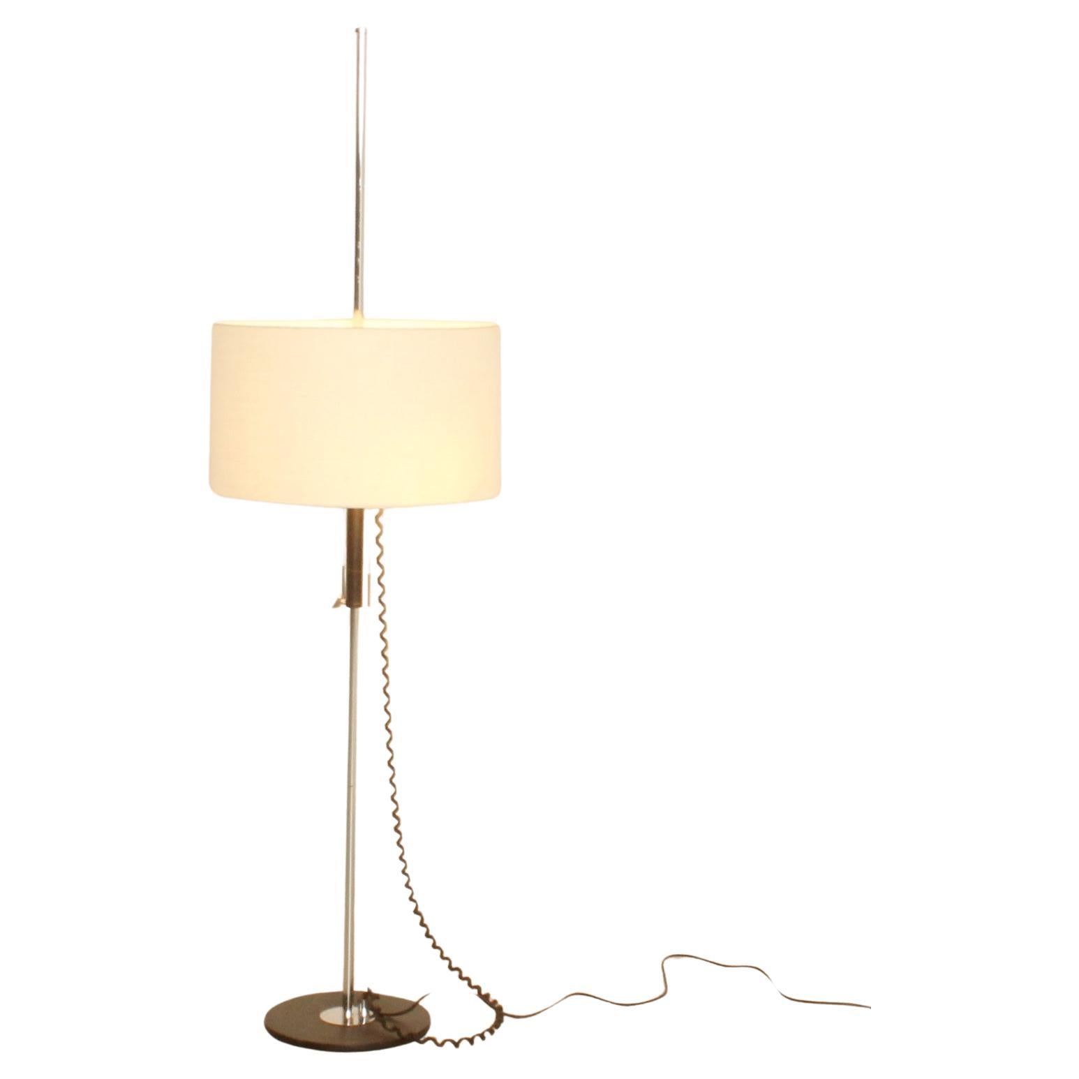 Floor Lamp with Adjustable Lampshade, Spain, 1960's For Sale