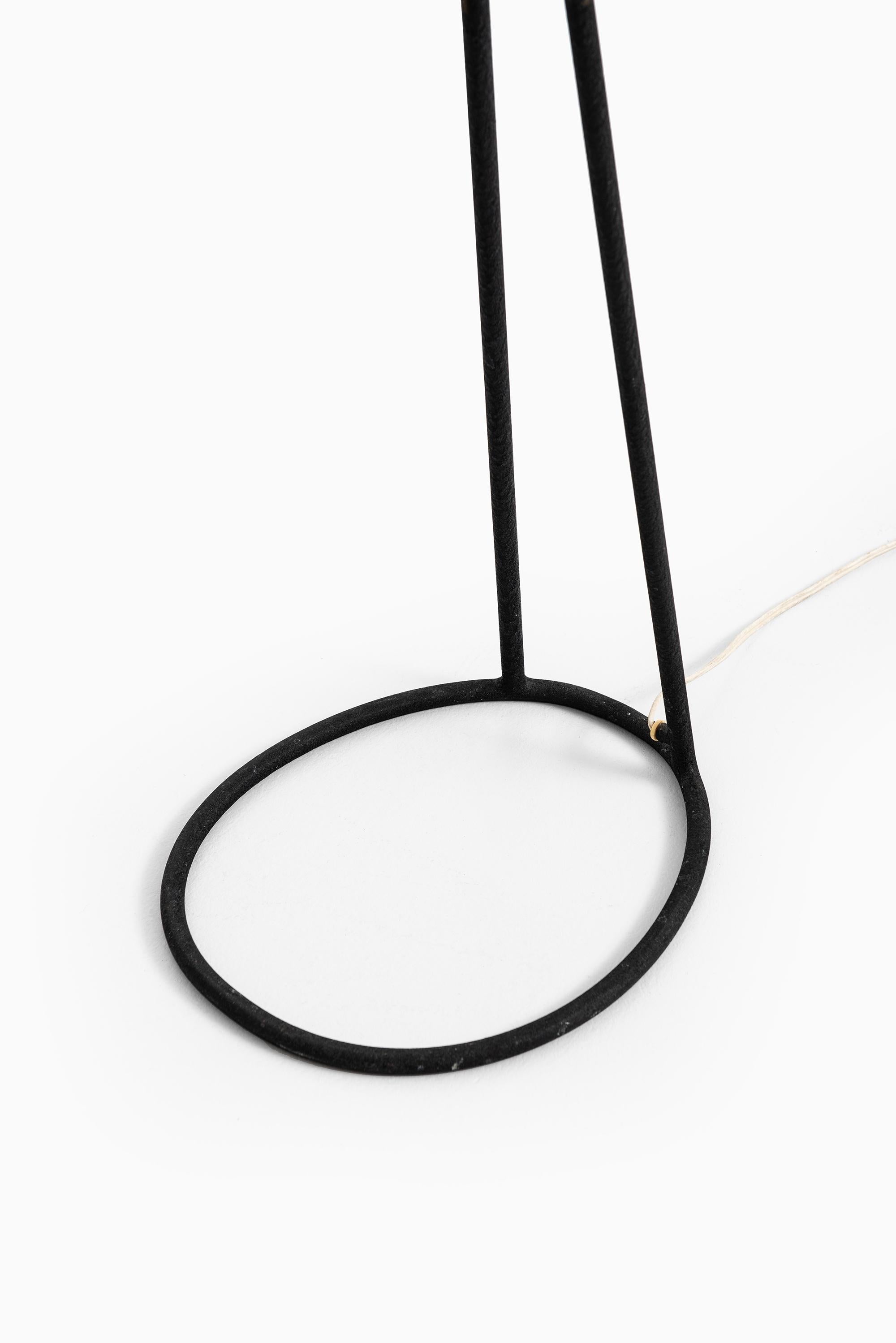 Swedish Floor Lamp with Adjustable Shade Produced by Falkenbergs Belysning in Sweden